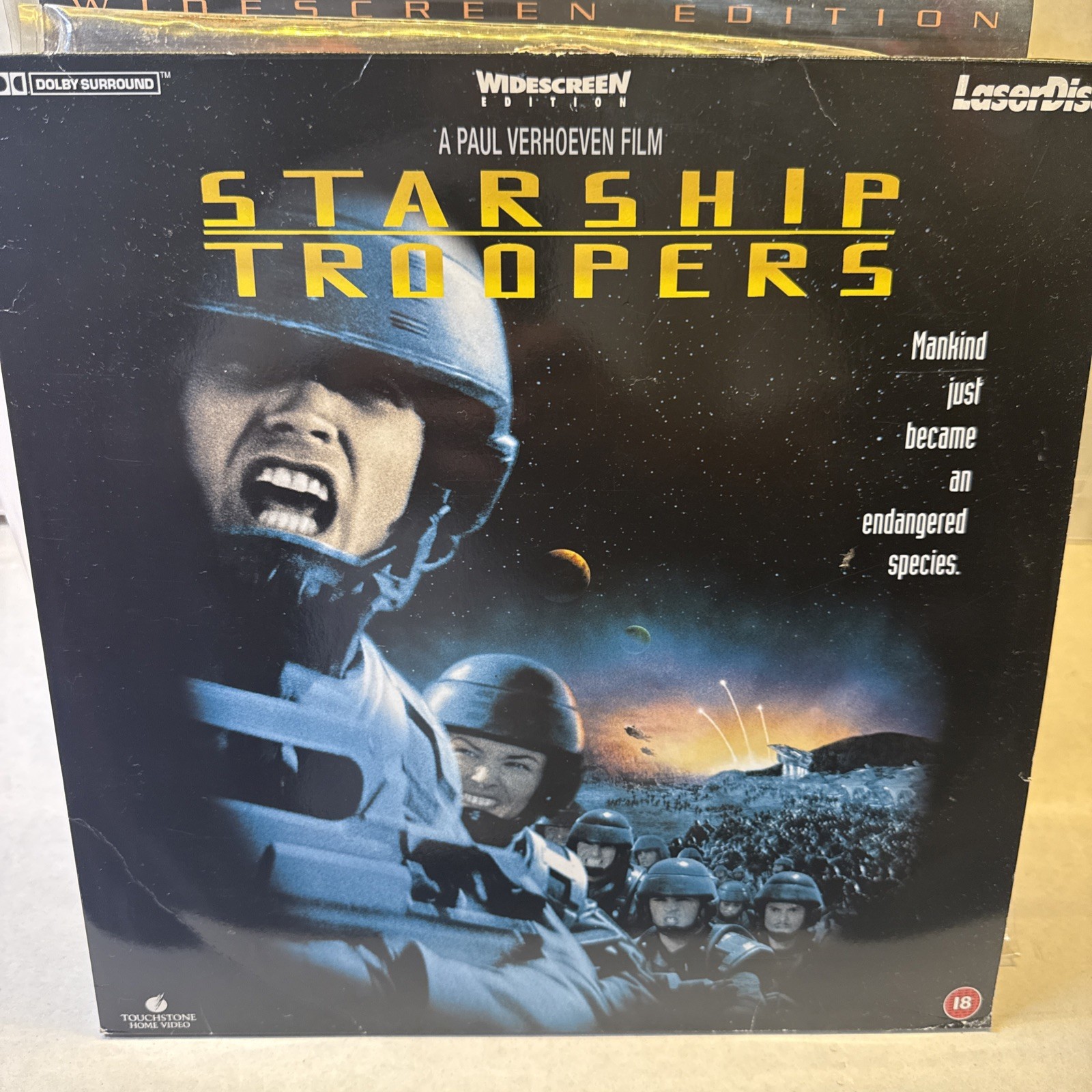 Laserdisc Video Movie Starship Troopers Laser Disc
