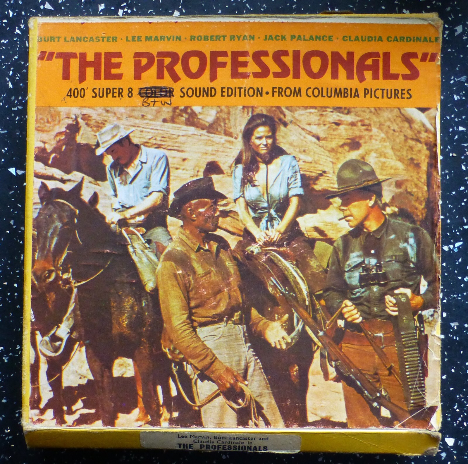 Rare Retro Cult Classic Western Super 8 Cine Film – The Professionals – B & W