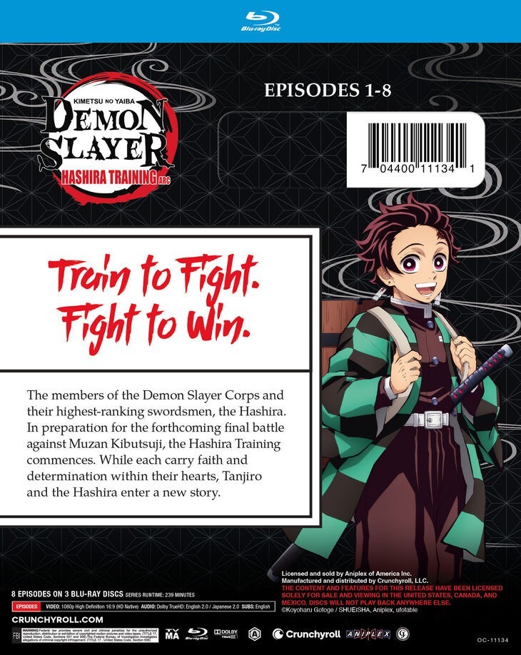 Demon Slayer season 4: Hashira Training Arc / NEW anime on Blu-ray