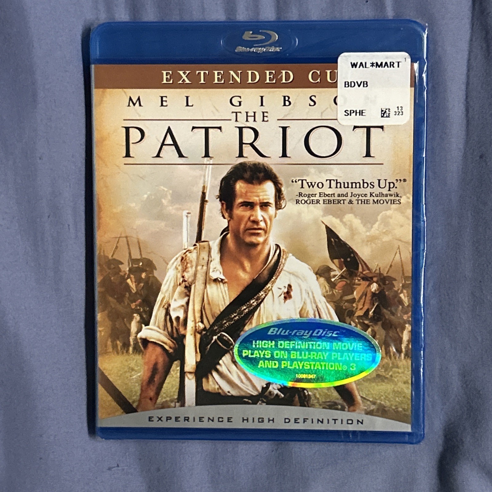 The Patriot Blu-ray Mel Gibson, Heath Ledger, New Sealed