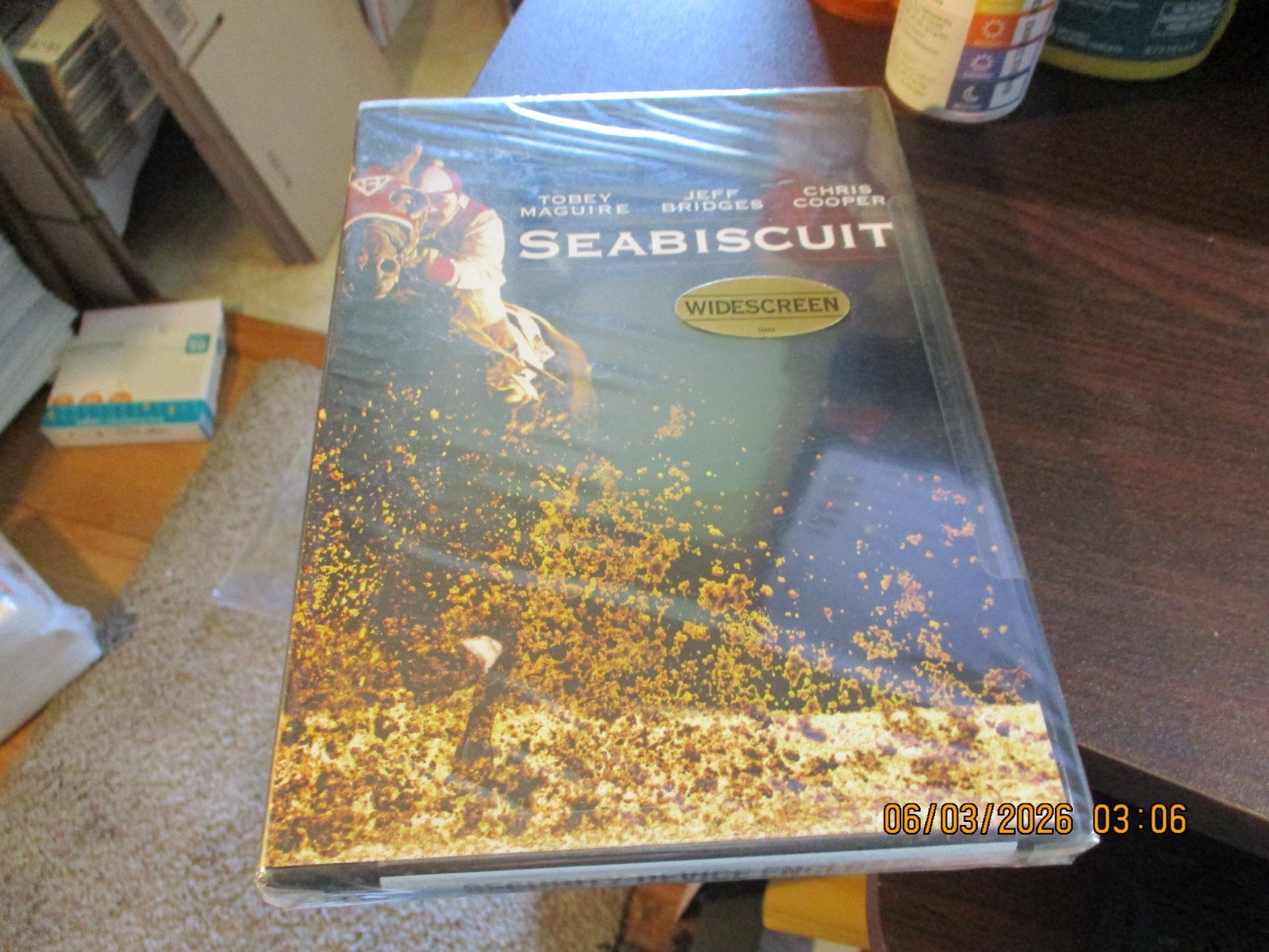 Seabiscuit (DVD, 2003, Widescreen) New & Sealed