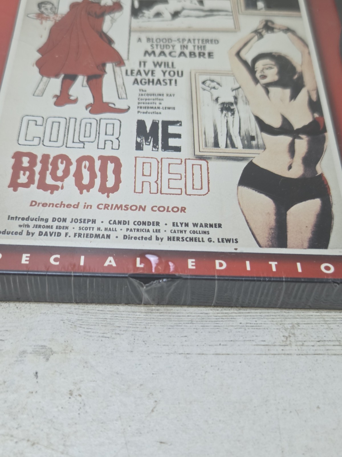 SEALED NEW! Color Me Blood Red (DVD, 1965)