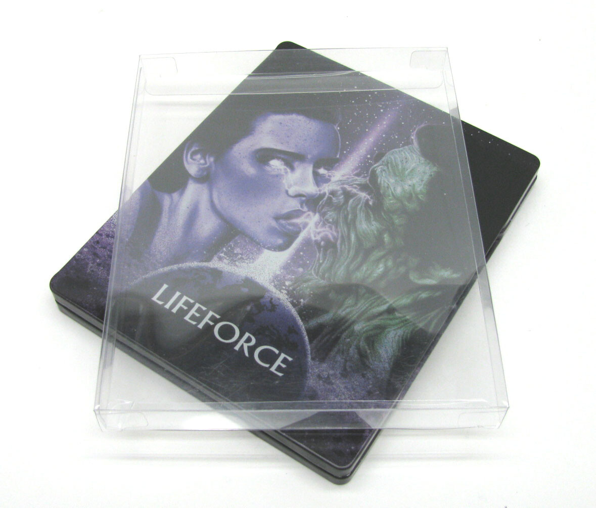 5x 4K UHD STEELBOOK NO J-CARD (SIZE 4K3) – CLEAR PLASTIC BOX PROTECTORS SLEEVE