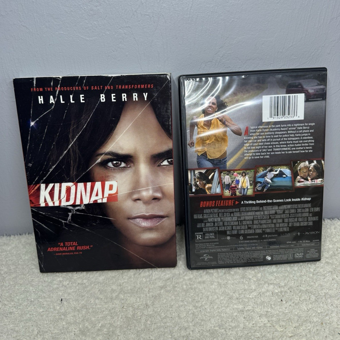 Universal Studios Kidnap (2017) DVD Thriller R Halle Berry Behind the Scenes