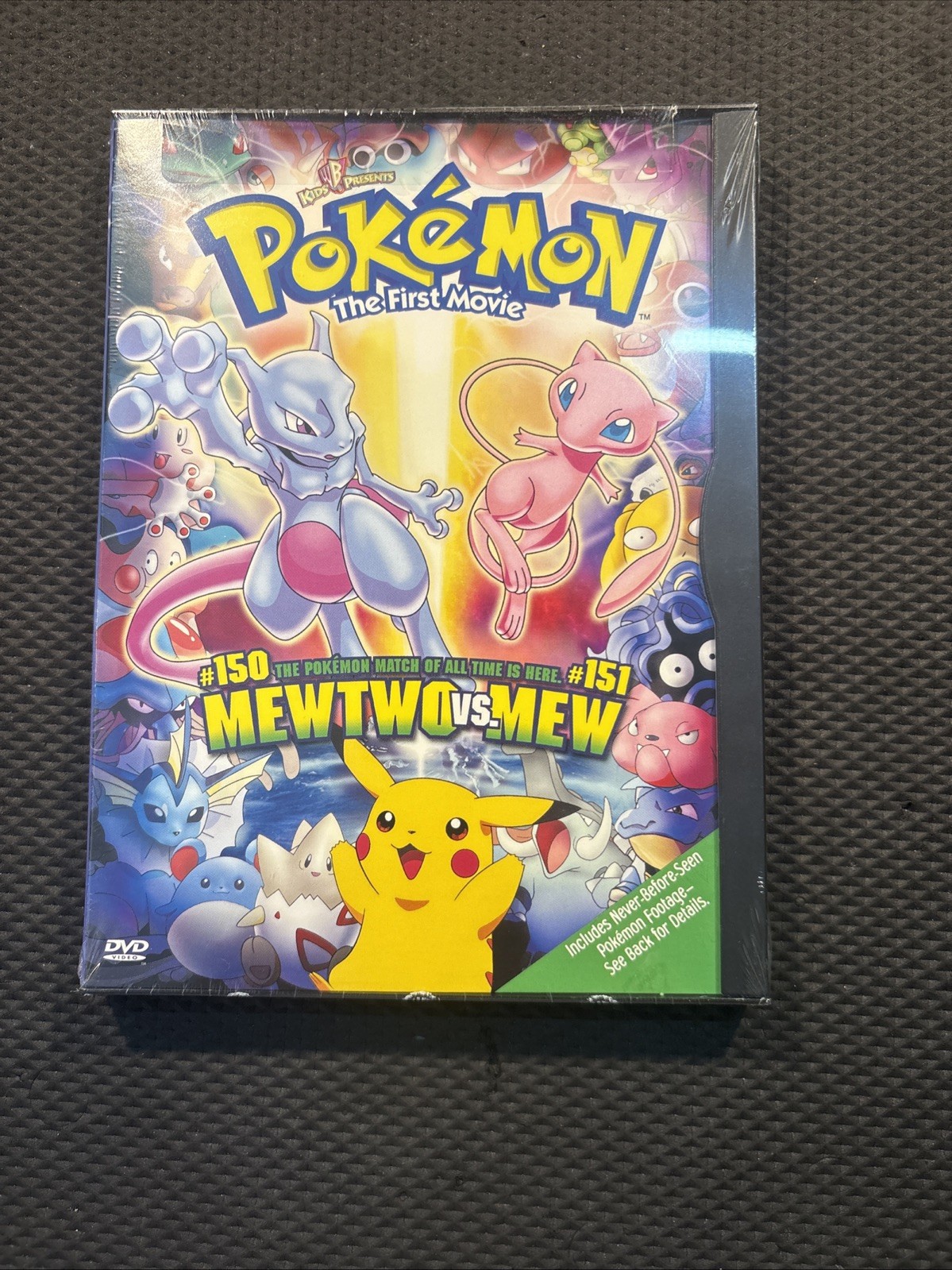 Pokemon the First Movie: Mewtwo Strikes Back (DVD, 2000) Sealed
