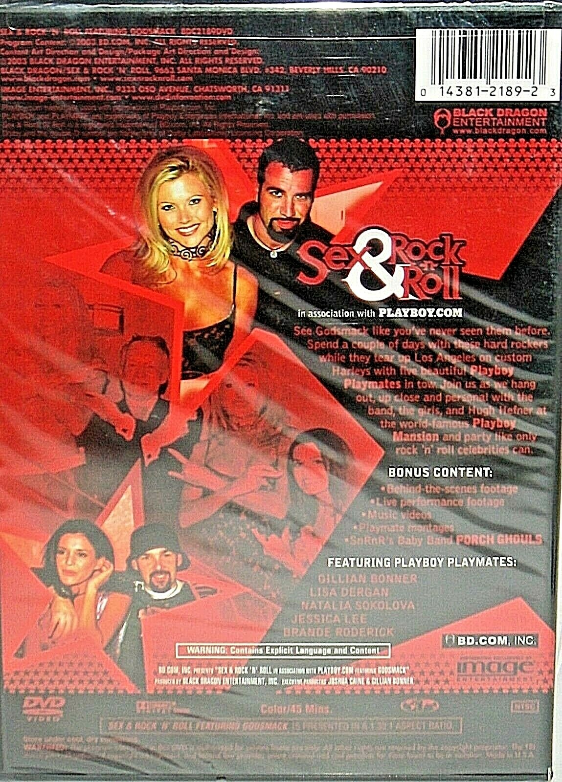 Godsmack, & ROCK N ROLL NEW! DVD, FREE SHIP, Playmates,CONCERT