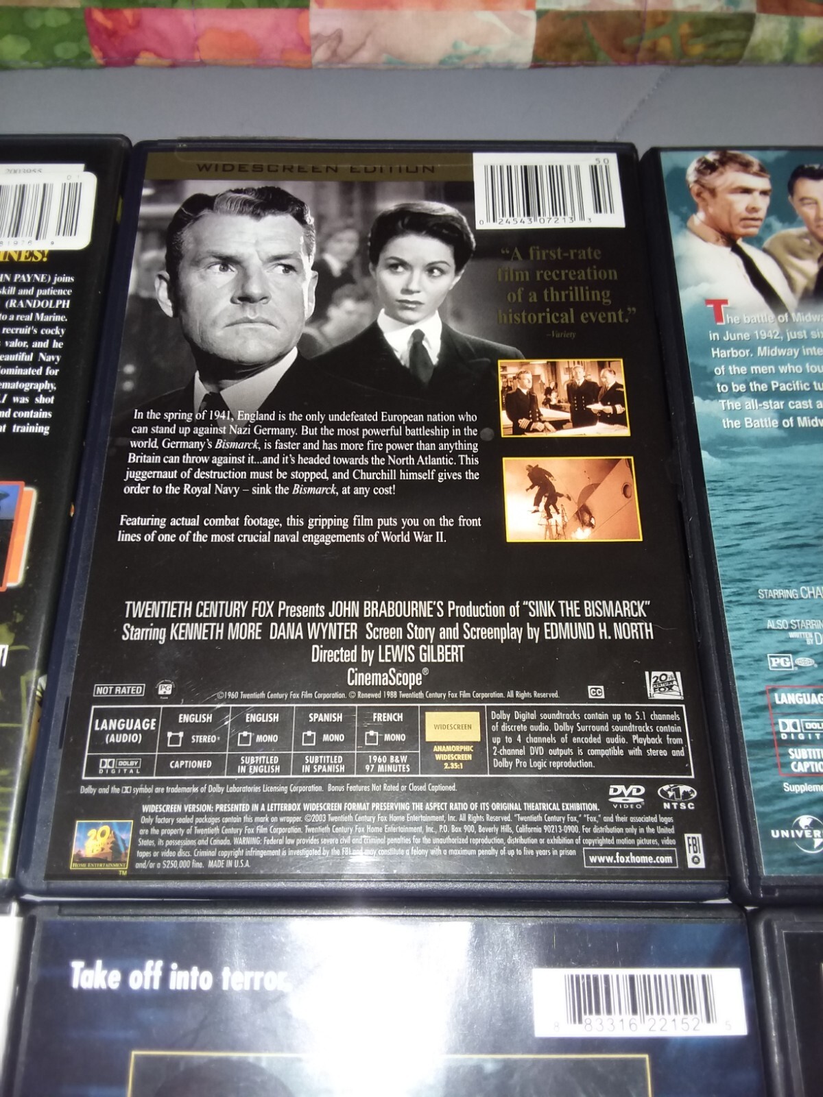 DVD Lot of 11 WAR/BATTLES Mainstream/Action/Adventure/Drama/Civil/D-Day/WW II