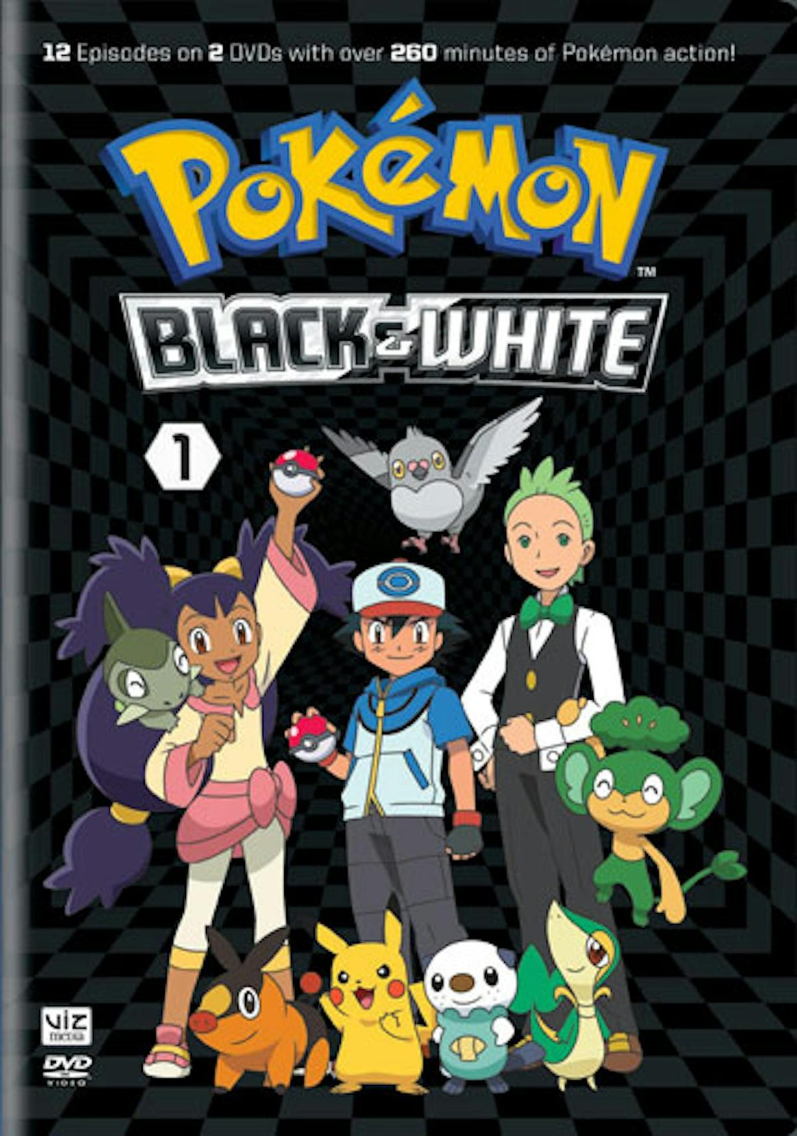 Pokemon Black and White Set 1 DVD NEW