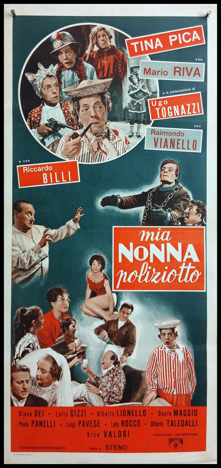 cm.33×70-MIA NONNA POLIZIOTTO-TINA PICA-MARIO RIVA-STENO-COMMEDIA-O72-ITA-2