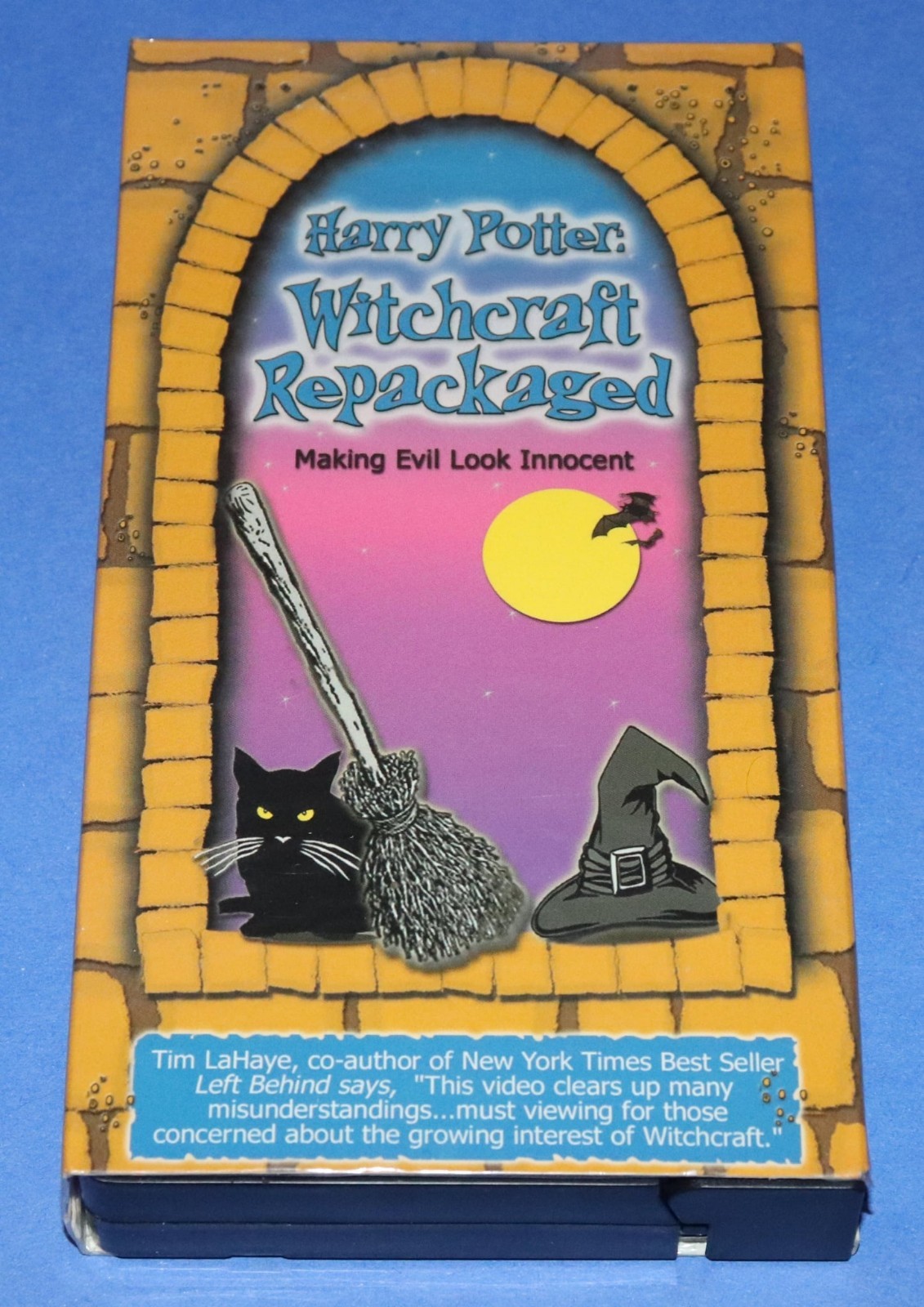 VHS Tape HARRY POTTER: Witchcraft Repackaged MAKING EVIL LOOK INNOCENT for VCR
