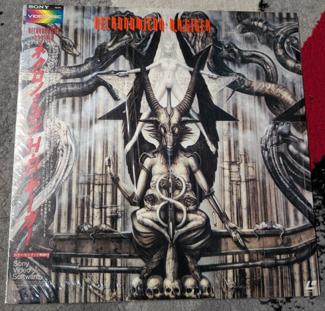 H. R. Giger Necronomicon Laserdisc Japan 78LS-14 Documentary