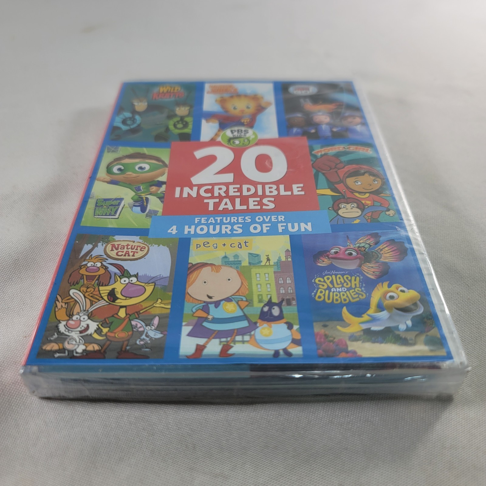 20 Incredible Tales PBS Kids DVD 2 Disc 2018 Widescreen 300 Minutes Wild Kratts