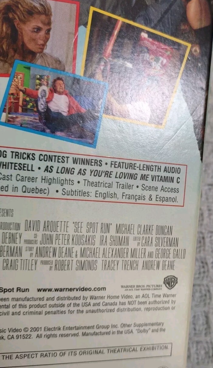 David Arquette And Michael Clarke Duncan DVD: See Spot Run. Tested