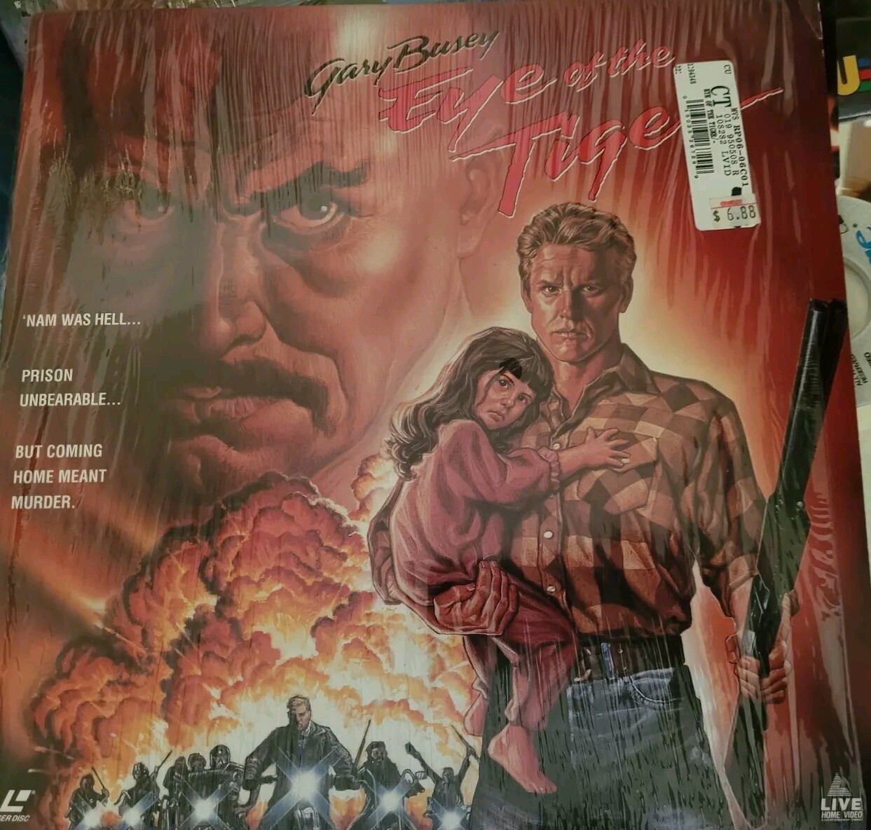 LD EYE OF THE TIGER GARY BUSEY LASERDISC