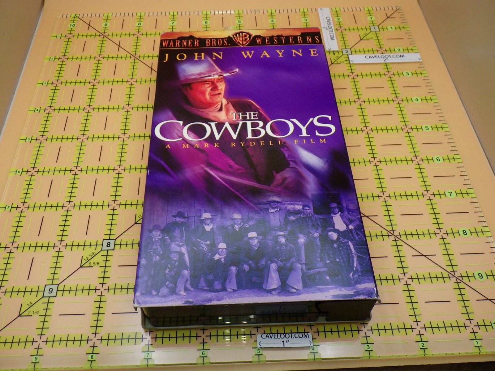 The Cowboys VHS John Wayne Warner Bros Western Movie 1972 Mark Rydell PG 15183