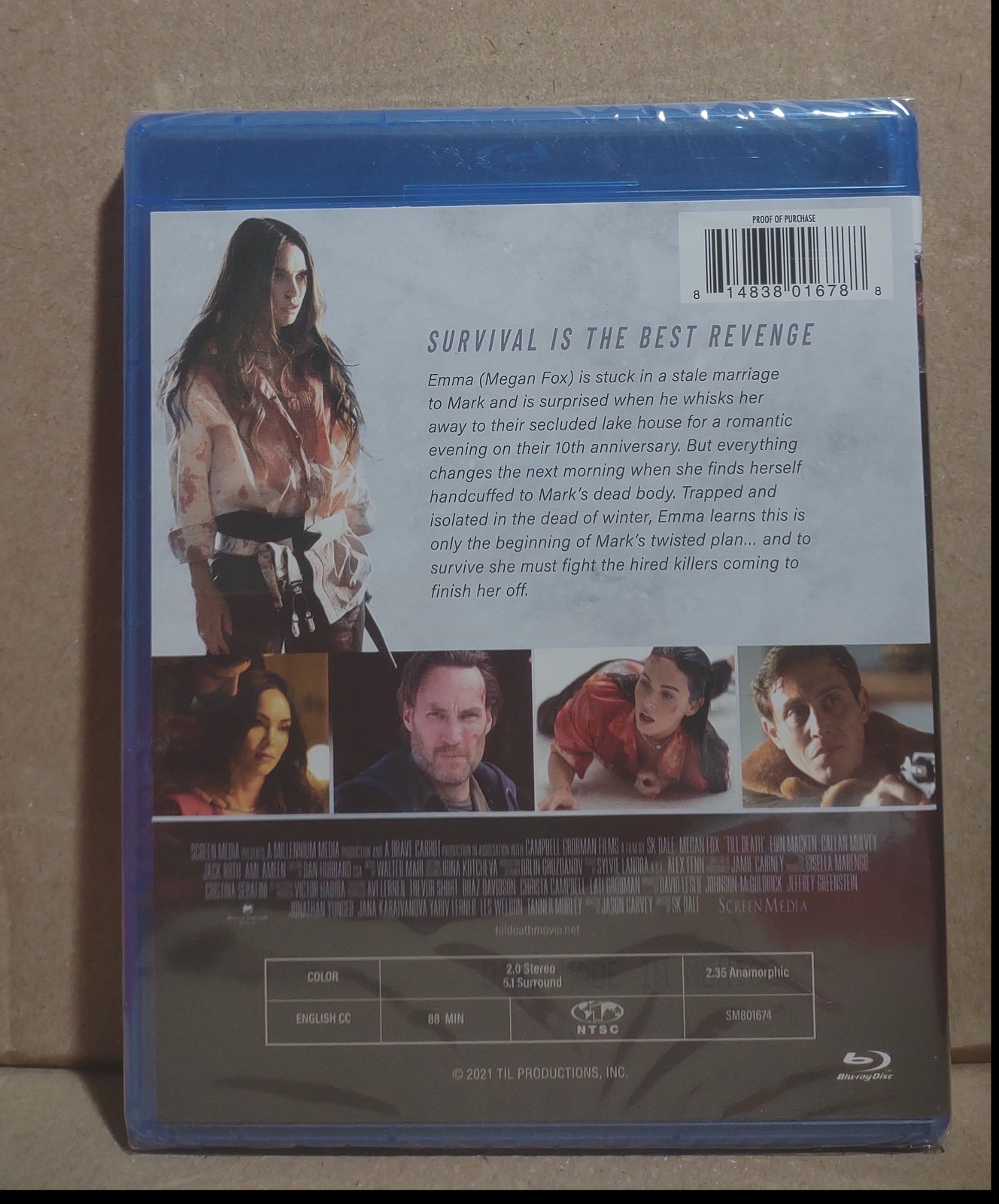 NEW – Till Death Blu-ray [VVS Films] Megan Fox