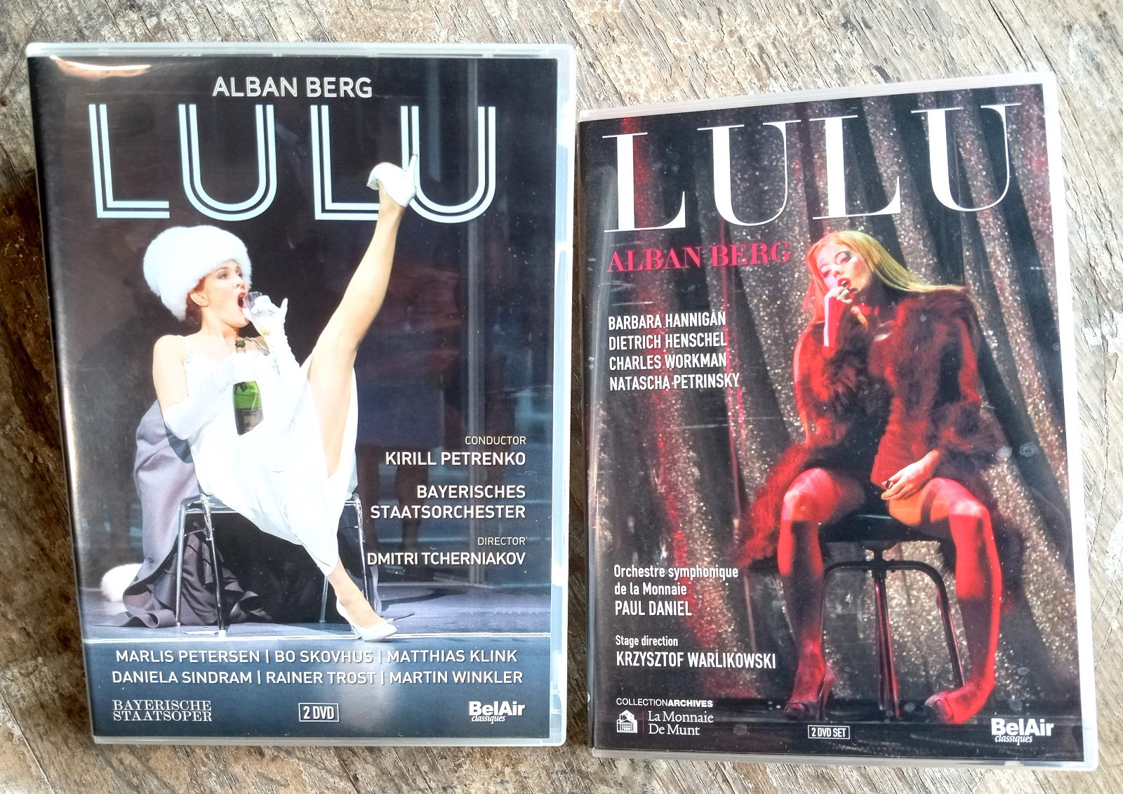 Lulu ~2 Operas 4 DVDs 2014/2017~ German Petersen Hannigan BelAir Alban Berg