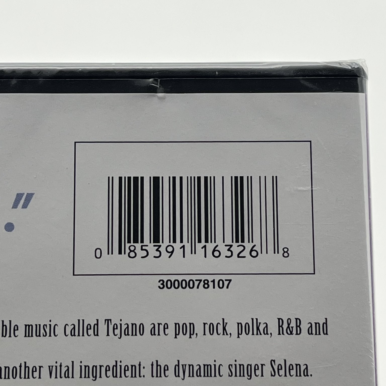 Selena DVD (1997) Jennifer Lopez Edward James Olmos Widescreen PG Drama – NEW