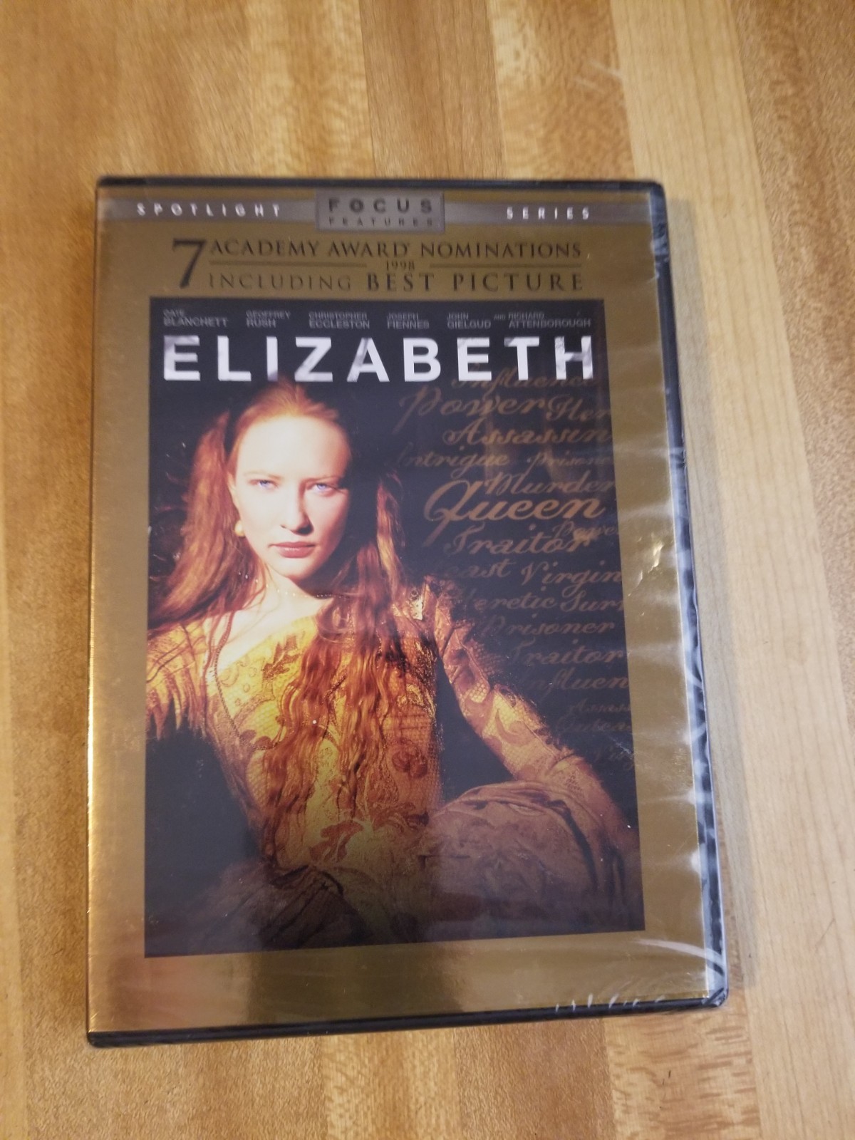 Elizabeth: Spotlight Series DVD Cate Blanchett/ Geoffrey Rush New/ Sealed
