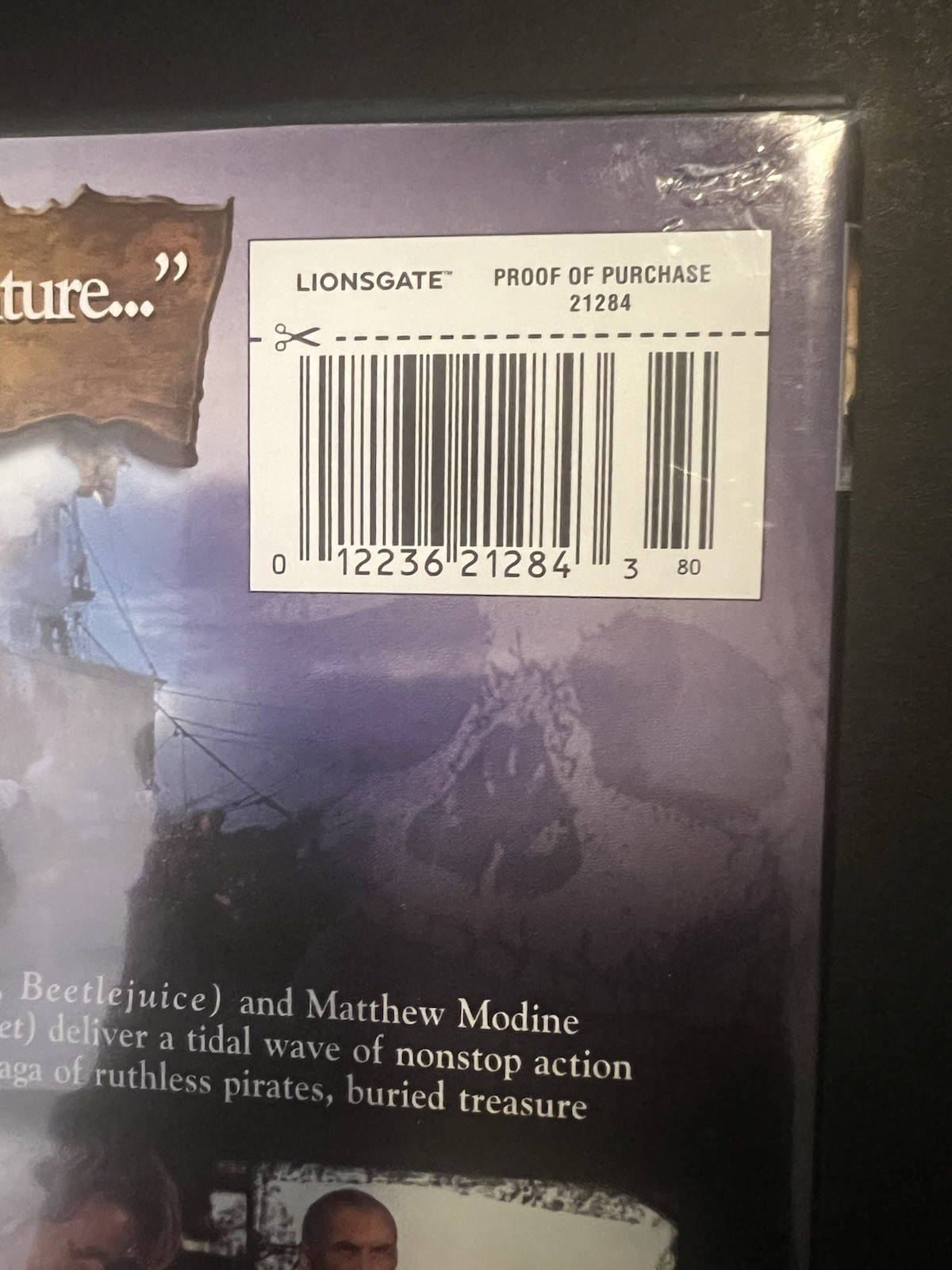 Renny Harlin’s ‘CutThroat Island’ (1995 ~ Original 2007 DVD w/ Slipcover)