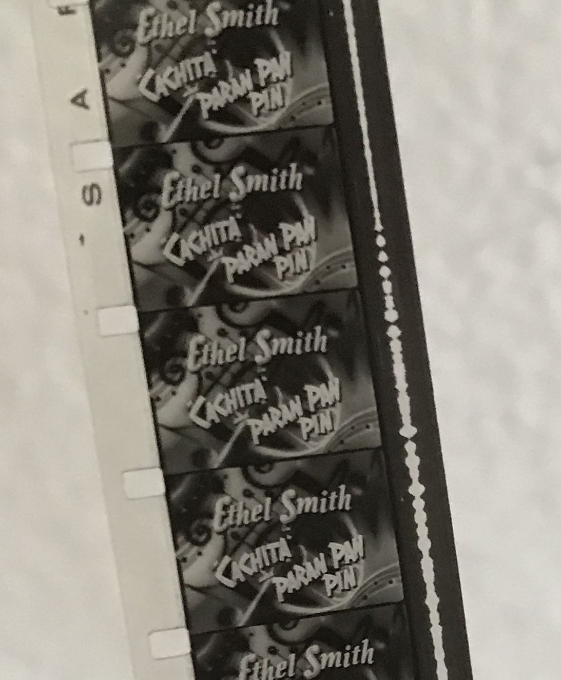 EXT 16MM ORIG LATIN MUSIC ALBUM ETHEL SMITH BETTIE BLACK HENRY KING UNIVERSAL 1R