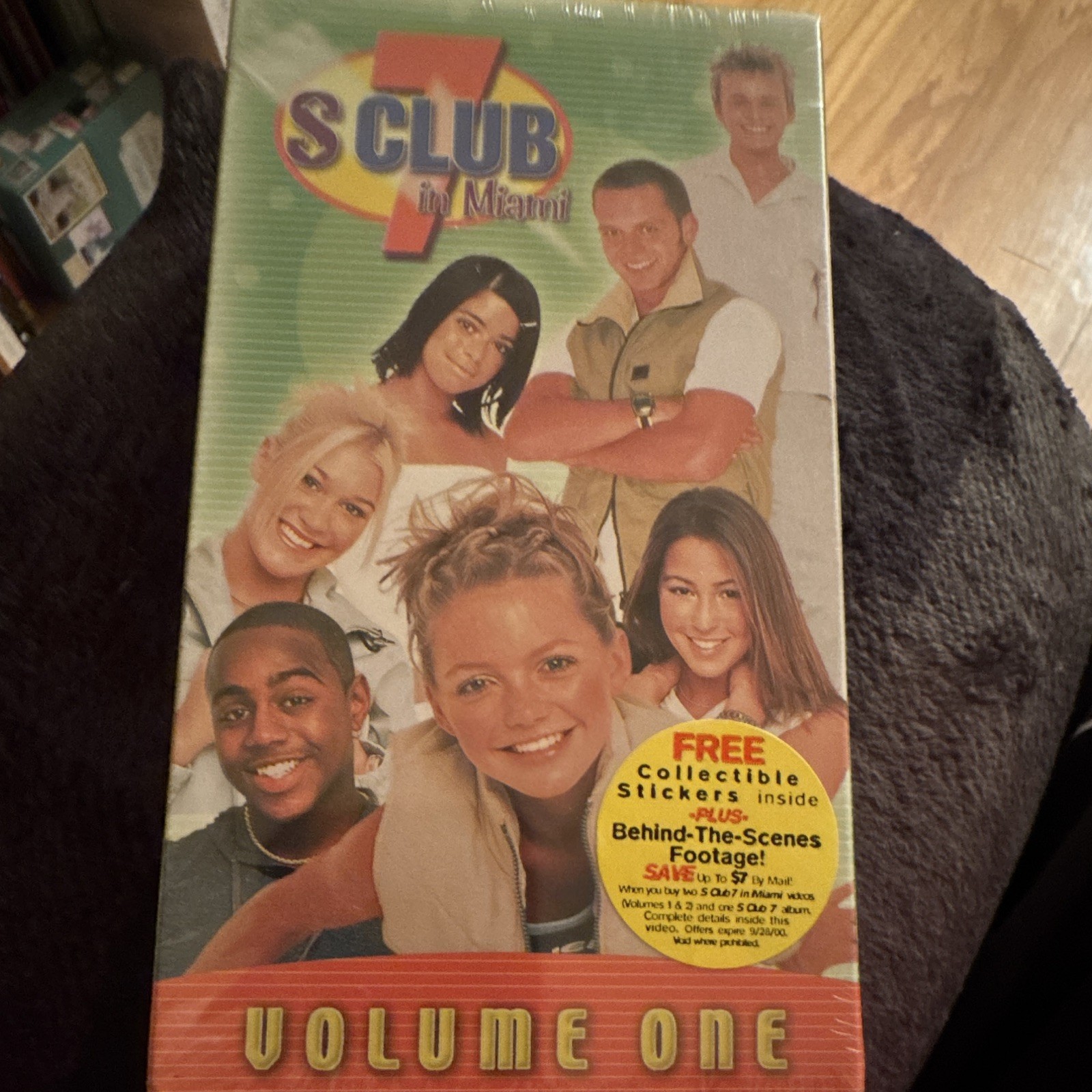 BBC Video S Club 7 in Miami Volume One VHS NTSC 1999 Full Screen NR Stickers