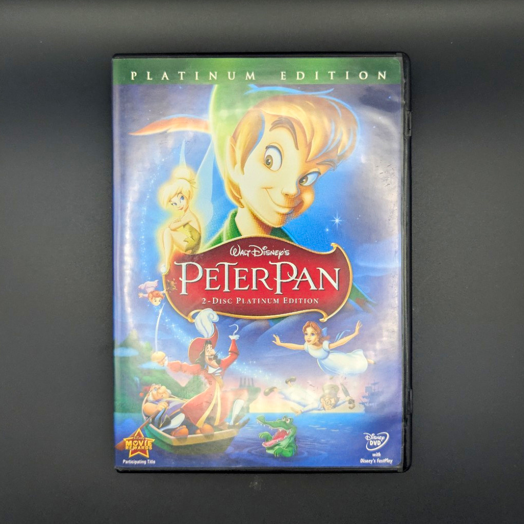 Walt Disney Peter Pan Platinum Edition 2-Disc DVD R1 G 2007 NTSC 77 min