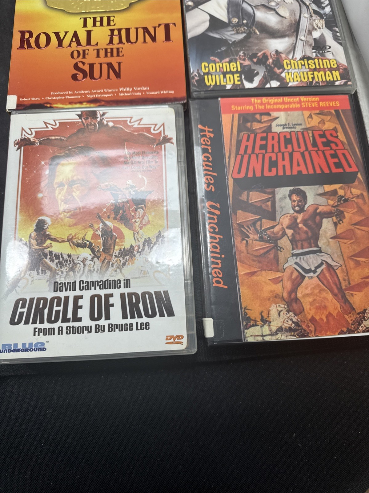 Classic Historical DVD Movie Bundle Hercules Unchained, Samson & Delilah + Lot 7