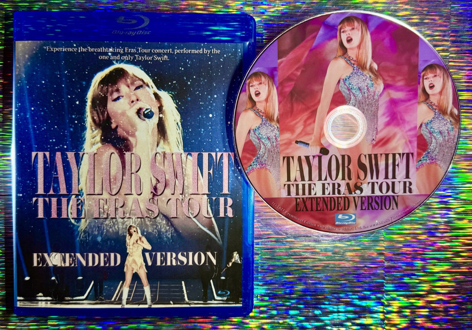 TAYLOR SWIFT THE ERAS TOUR EXTENDED VERSION BLU-RAY 2023 CONCERT FILM NEW SEALED