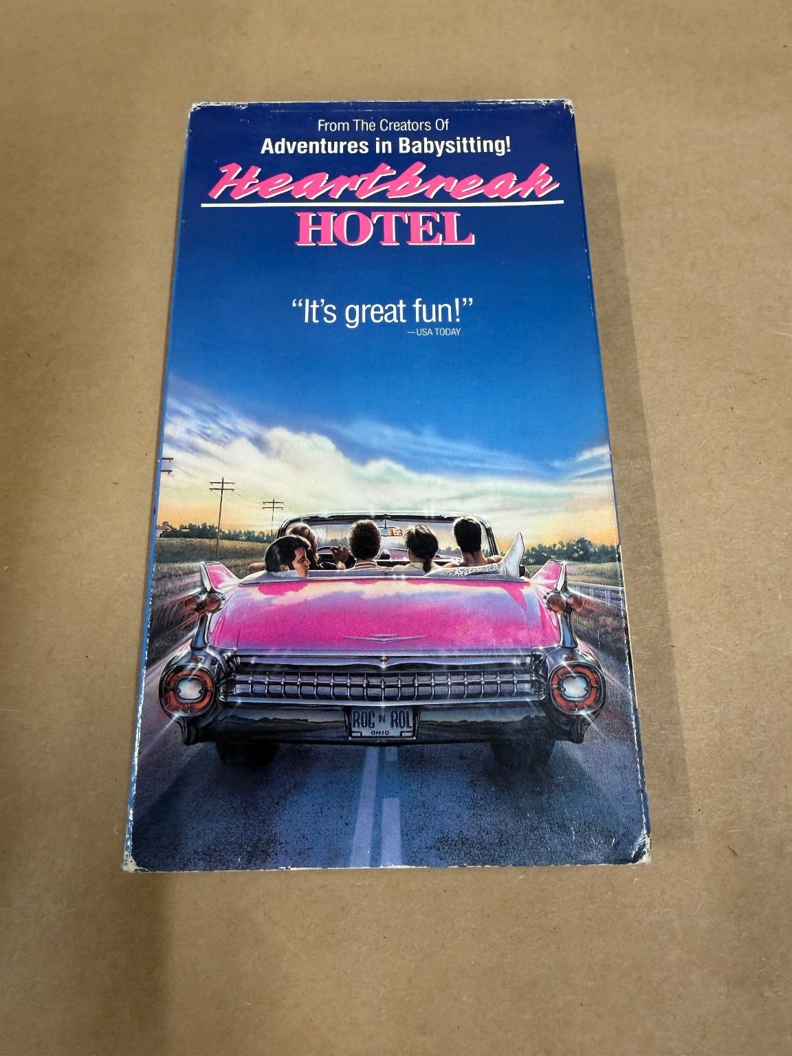 Heartbreak Hotel VHS 1988 Comedy Adventure Chris Columbus Touchstone