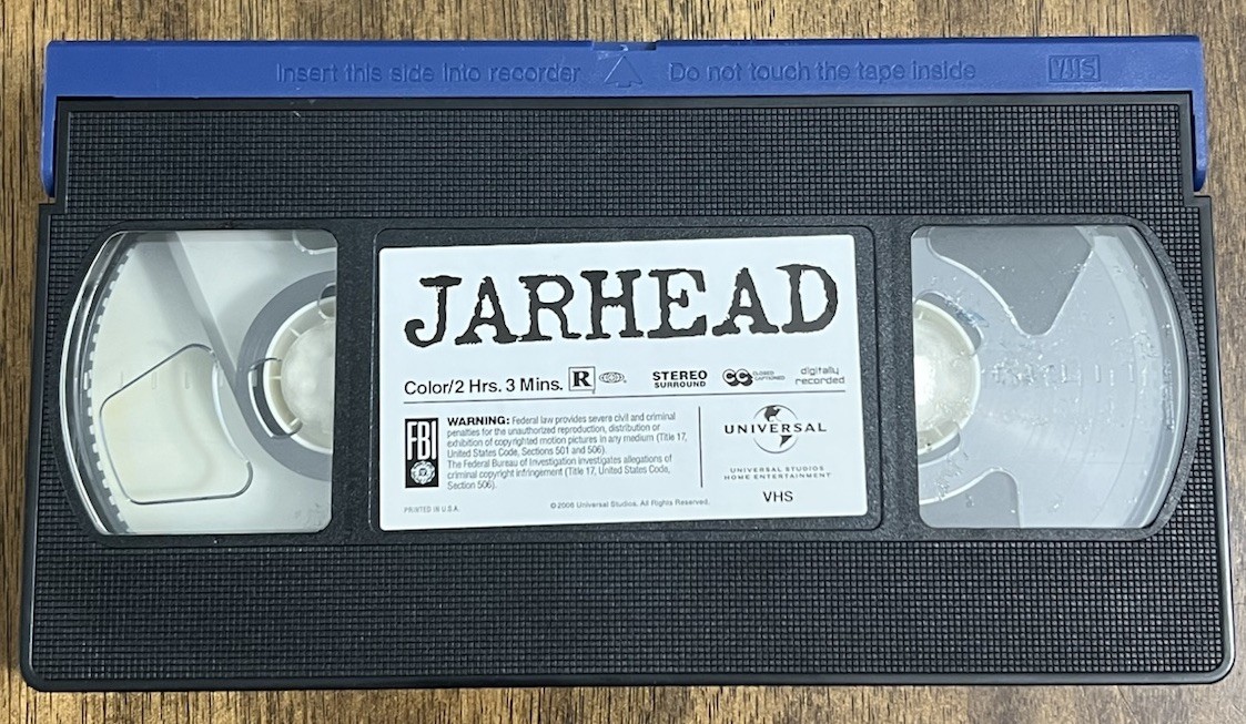JARHEAD VHS | TESTED & WORKS | 2006 | JAKE GYLLENHAAL JAMIE FOXX