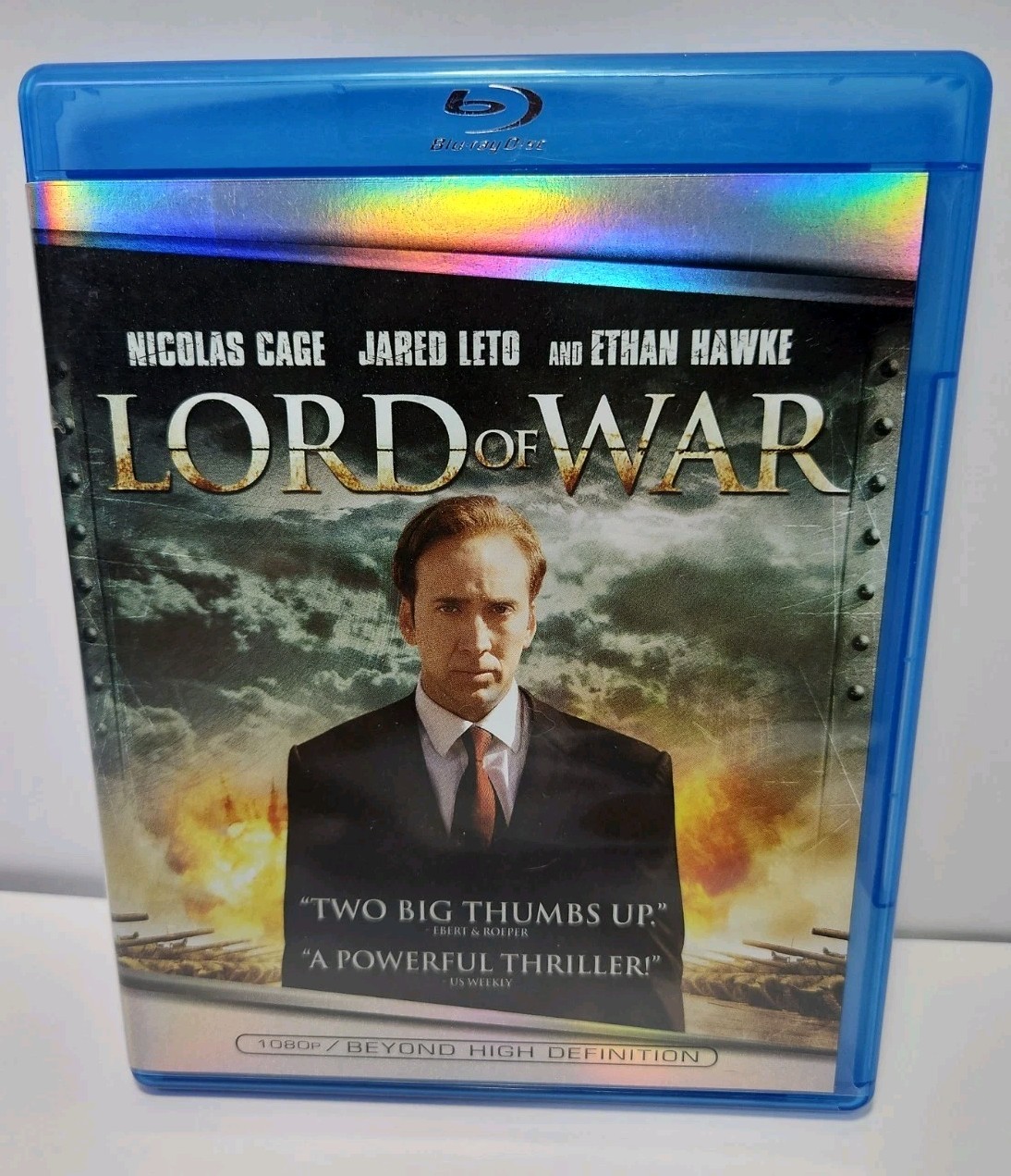 Lord of War (Blu-ray, 2005) Nicolas Cage, Ethan Hawke, Ian Holm, Jared Leto
