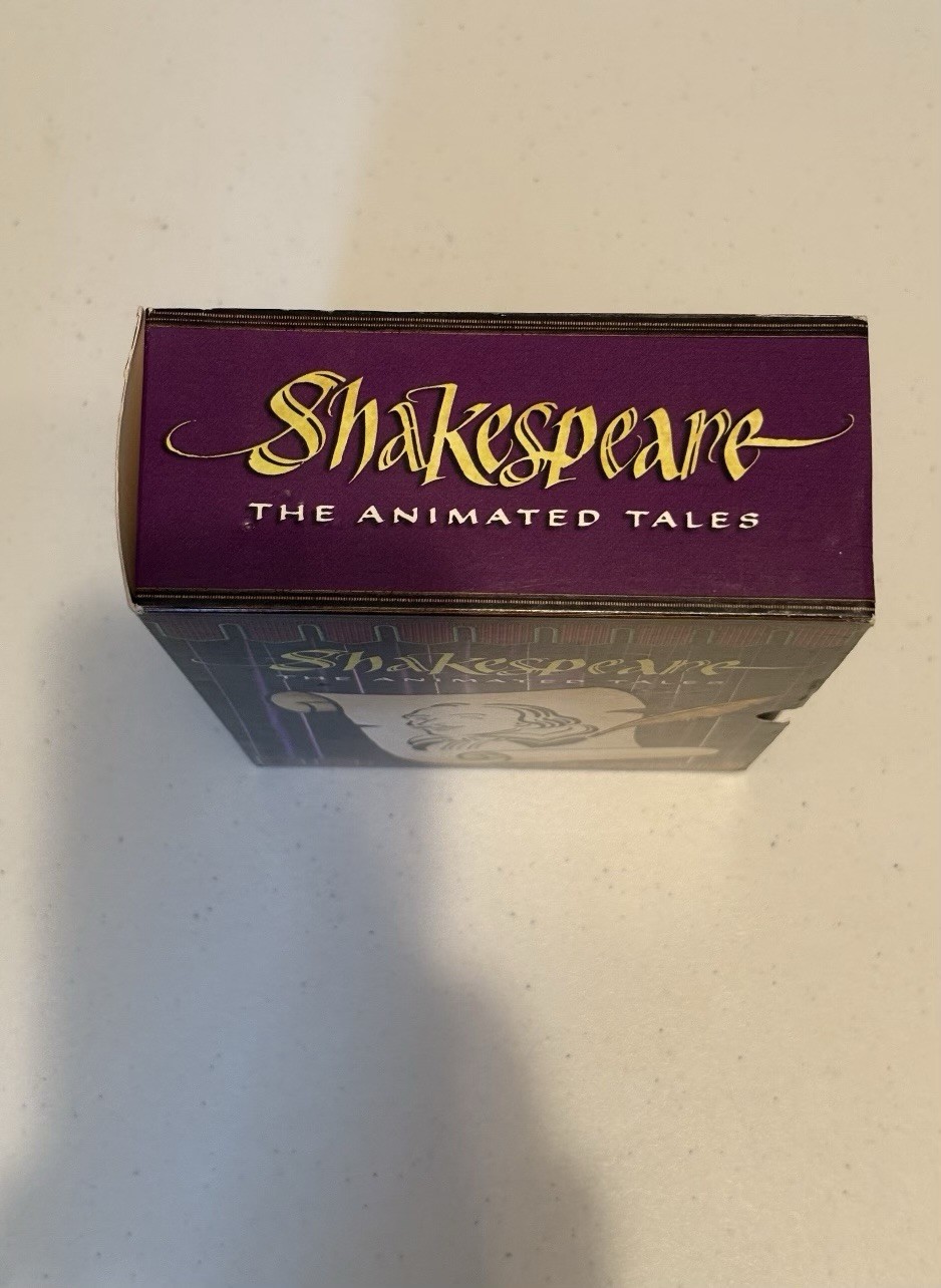 SHAKESPEARE THE ANIMATED TALES 4-DISC DVD BOX SET VOL 1-4 DIGITALLY REMASTERED