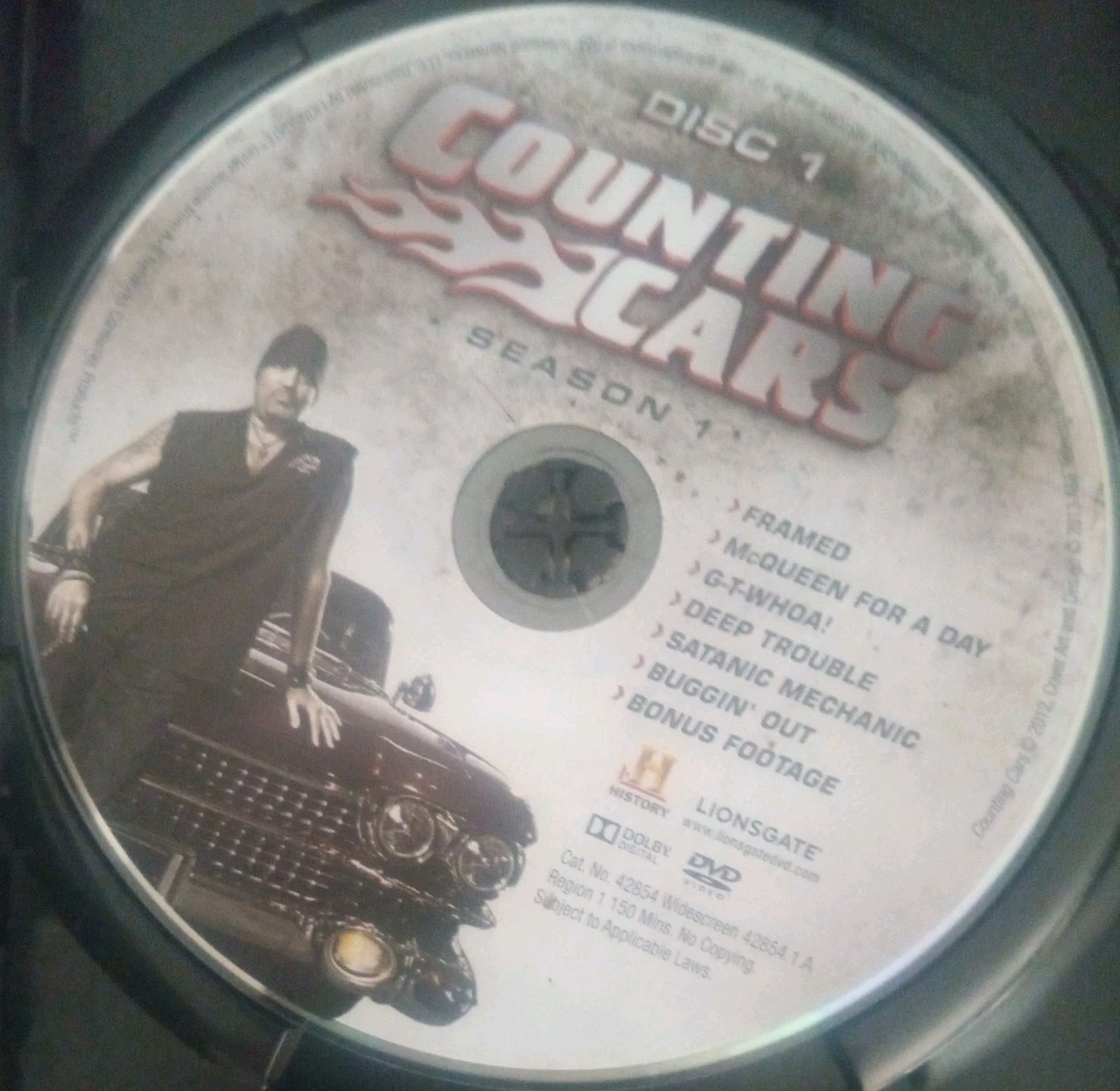 Counting Cars Season 1 – 2 DVDs (History Channel Lionsgate 2012) W/Slipcover