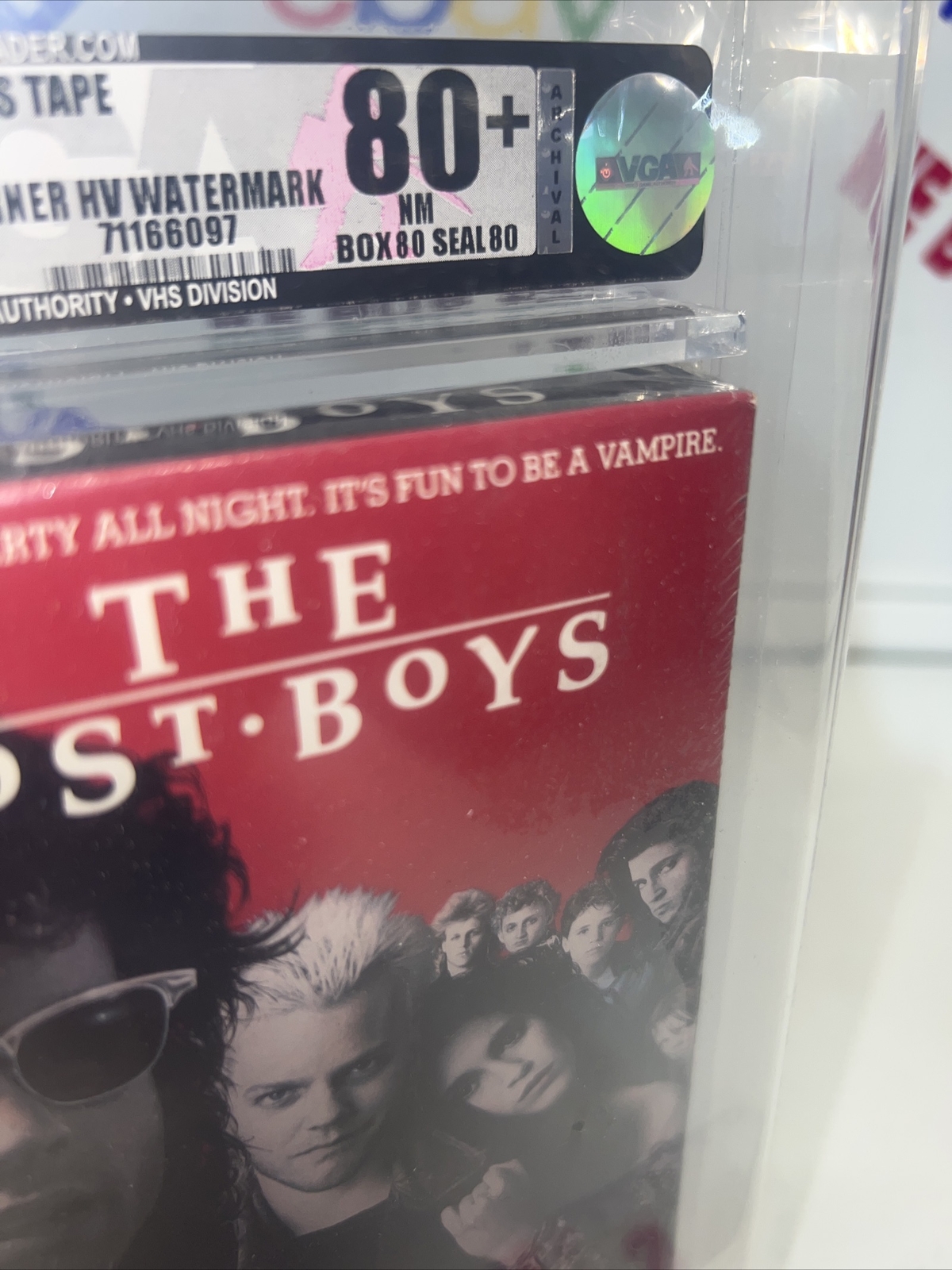 THE LOST BOYS (1991) *BRAND NEW*VHS MOVIE SEALED WARNER 80s HORROR VGA/AFA 80+
