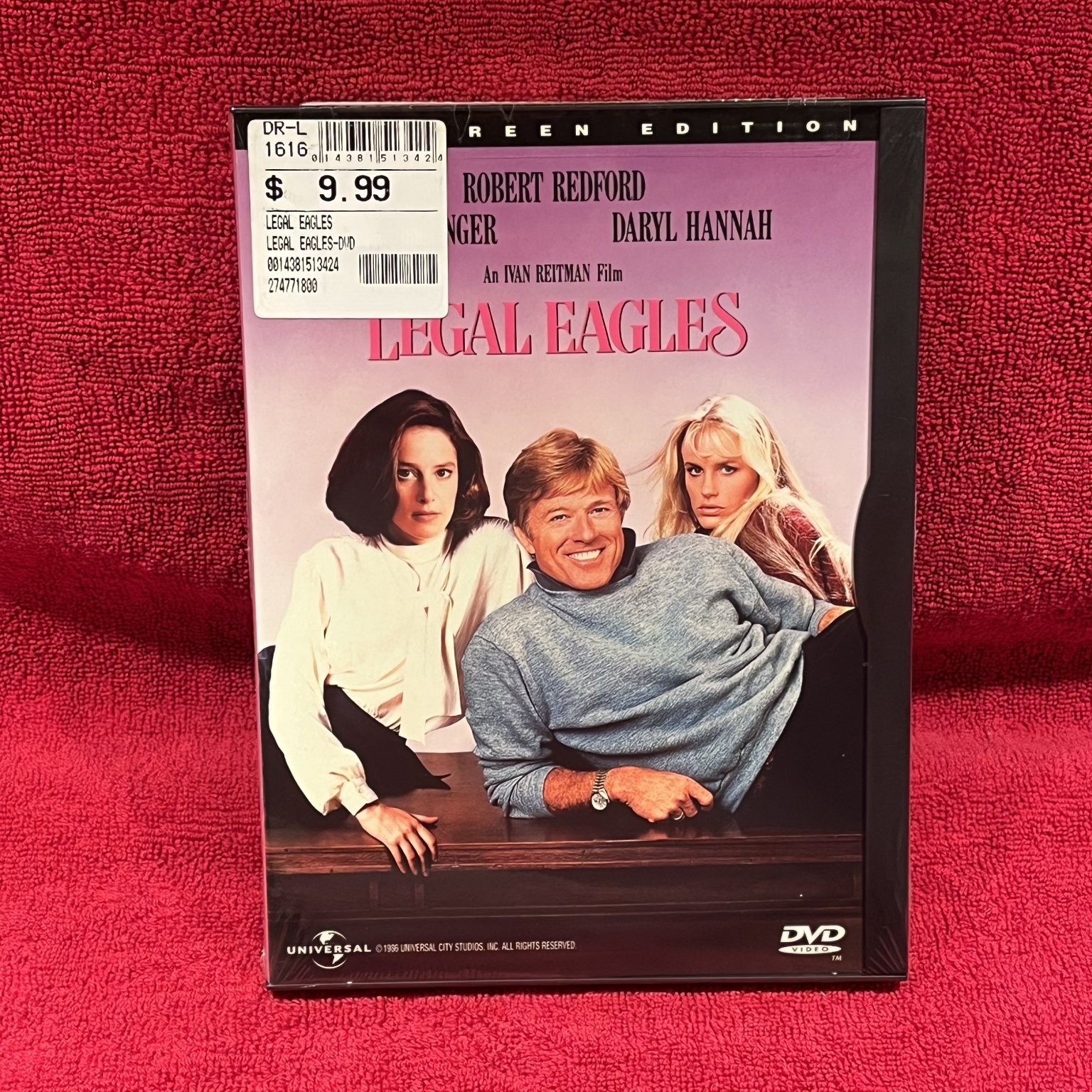 Legal Eagles DVD 1998 Widescreen Robert Redford Debra Winger Ivan Reitman – NEW