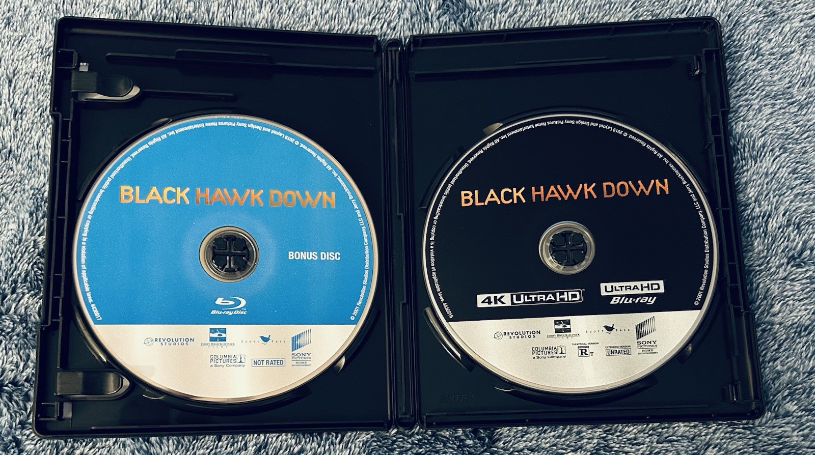 Black Hawk Down 4K Ultra HD + Blu-Ray, 2019, NO DIGITAL, MINT w/ NM+ SLIPCOVER!