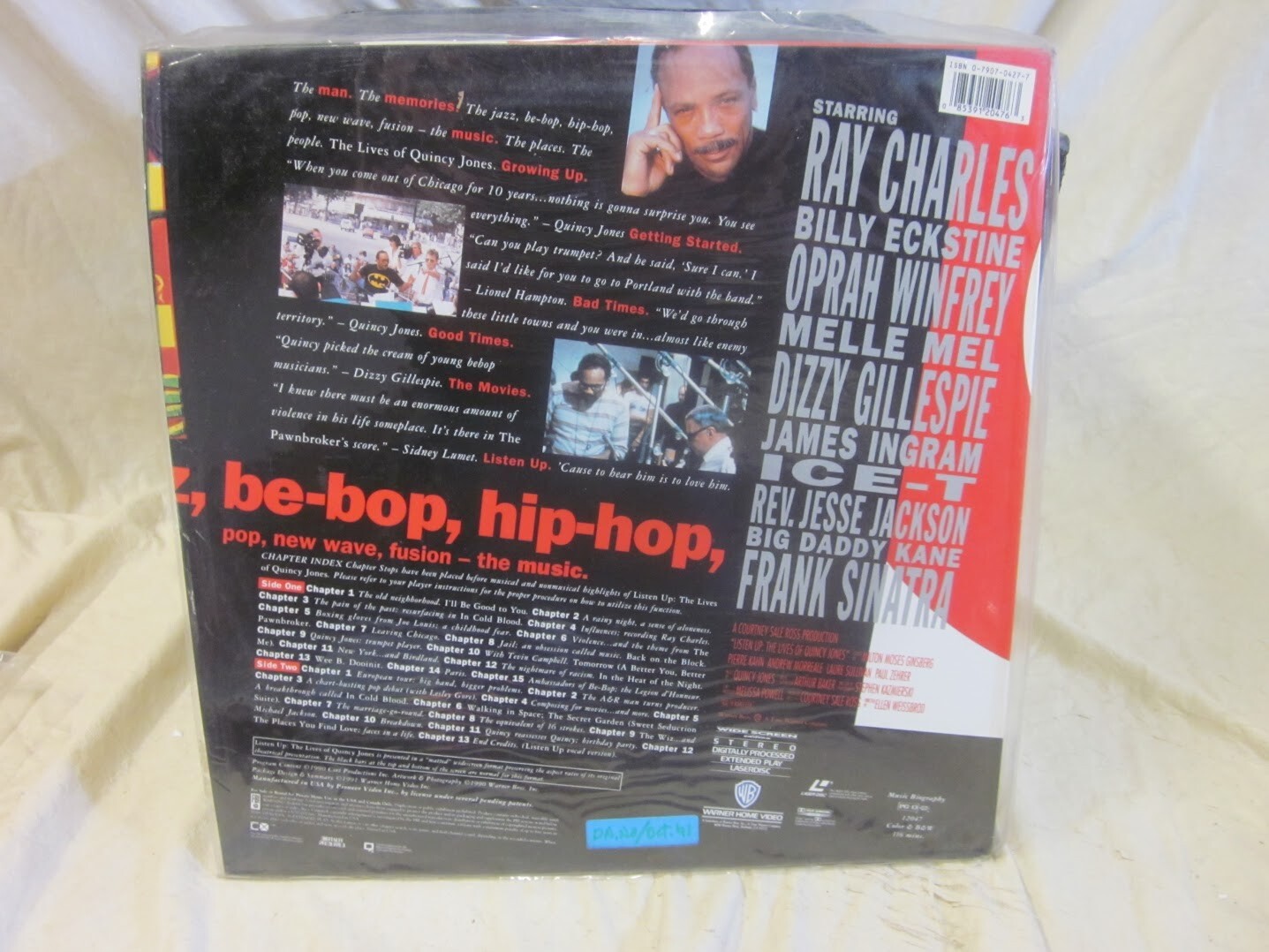 Listen Up The Lives of Quincy Jones Laserdisc