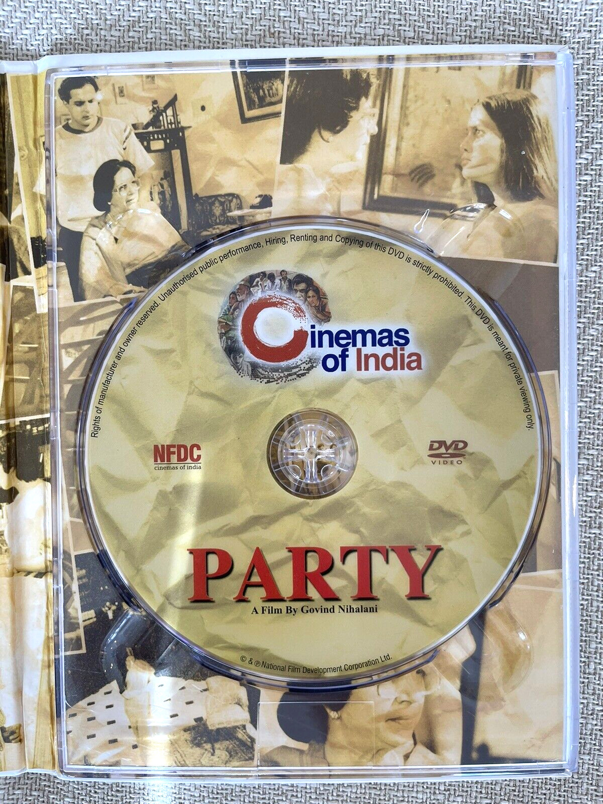 PARTY 1984 DVD Color Bollywood Movie By NFDC Collector’s Edition Govind Nihalani