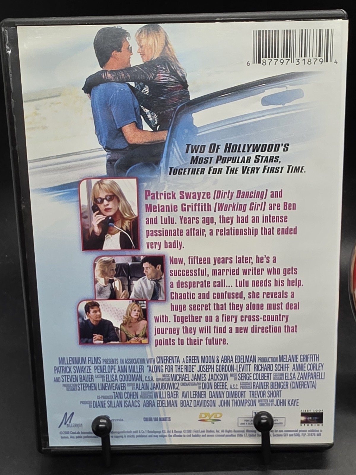 Along for the Ride (DVD) Melanie Griffith Patrick Swayze Penelope Ann Miller