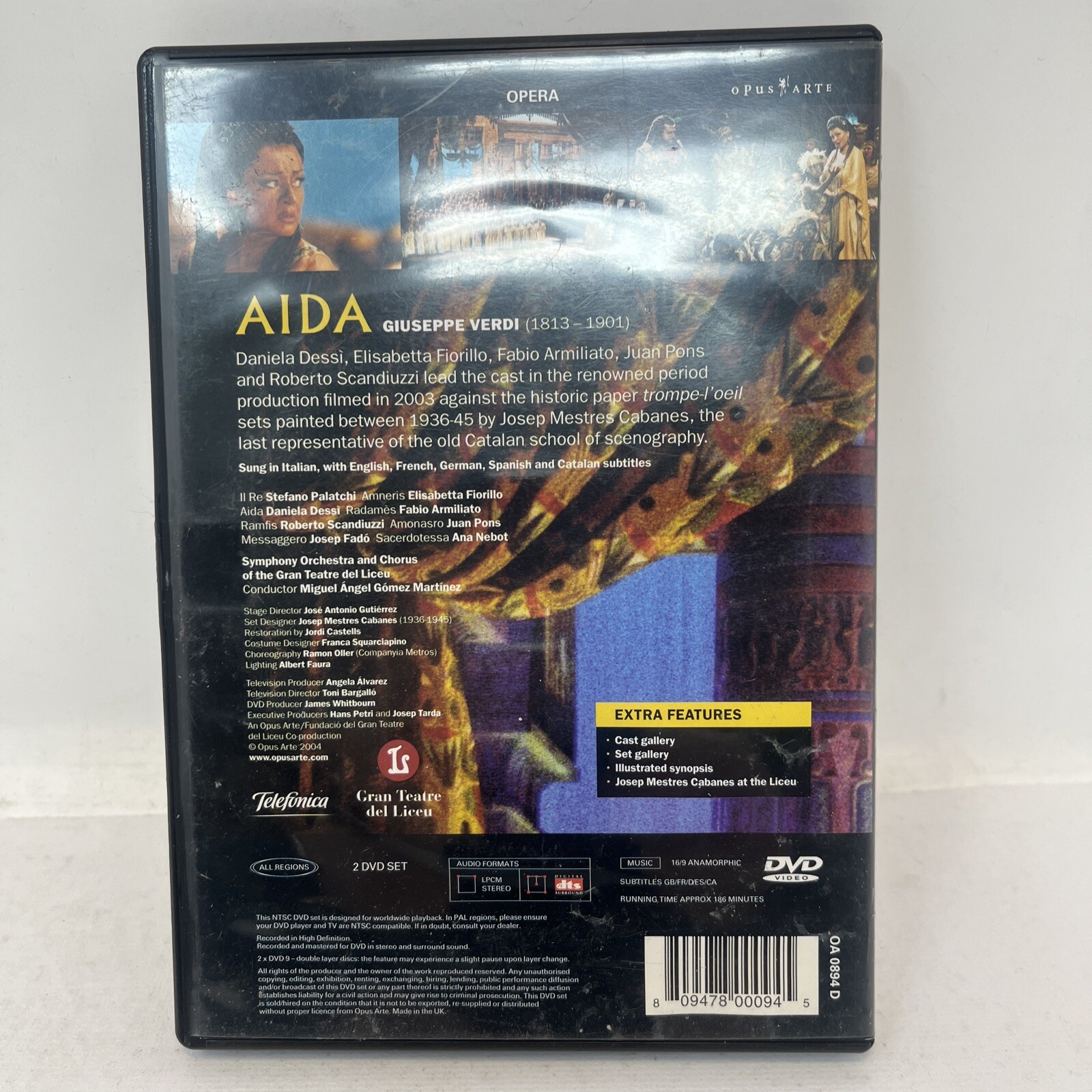 Giuseppe Verdi – Aida (2 DVD Set) Opus Arte