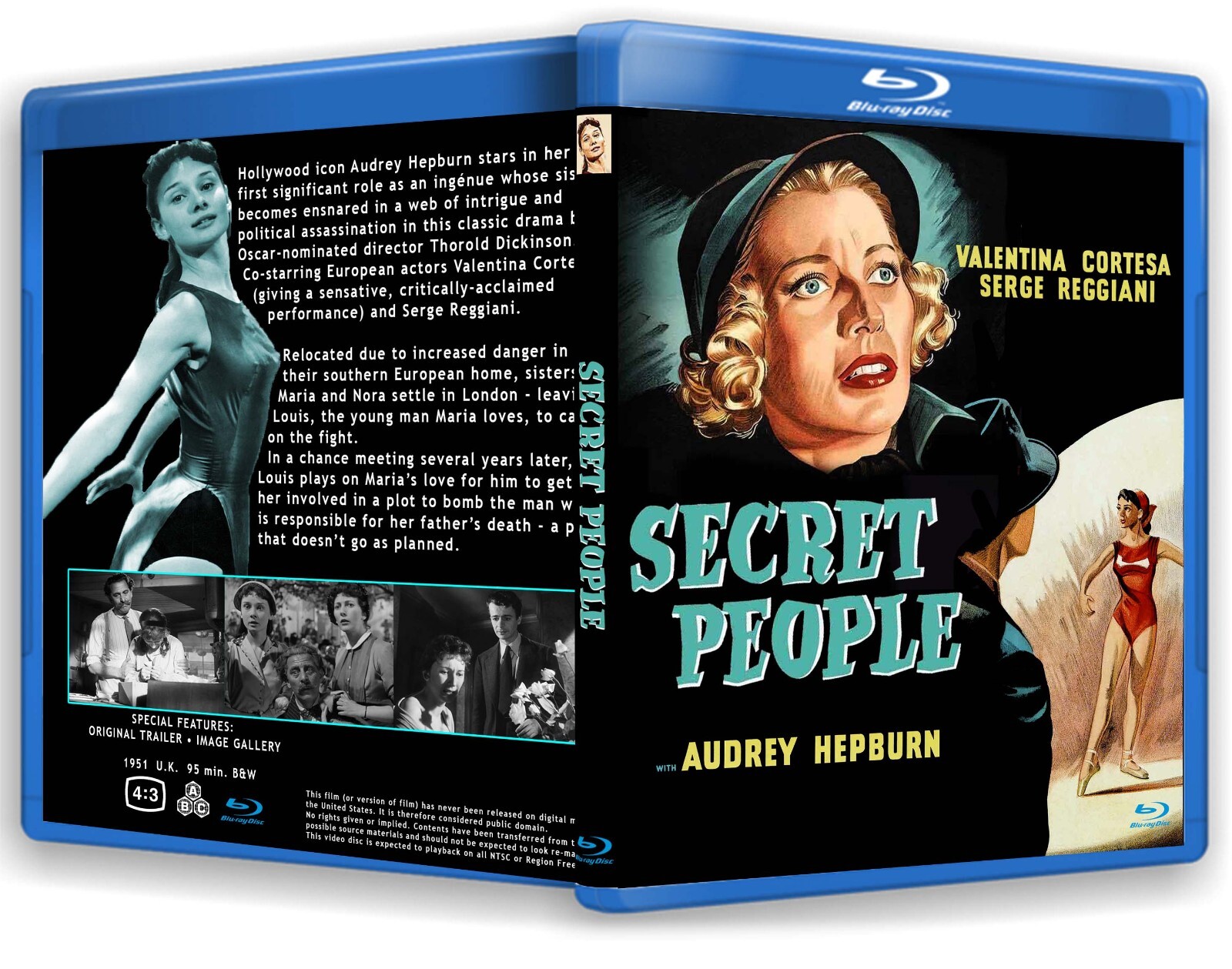 SECRET PEOPLE (1952, Audrey Hepburn)