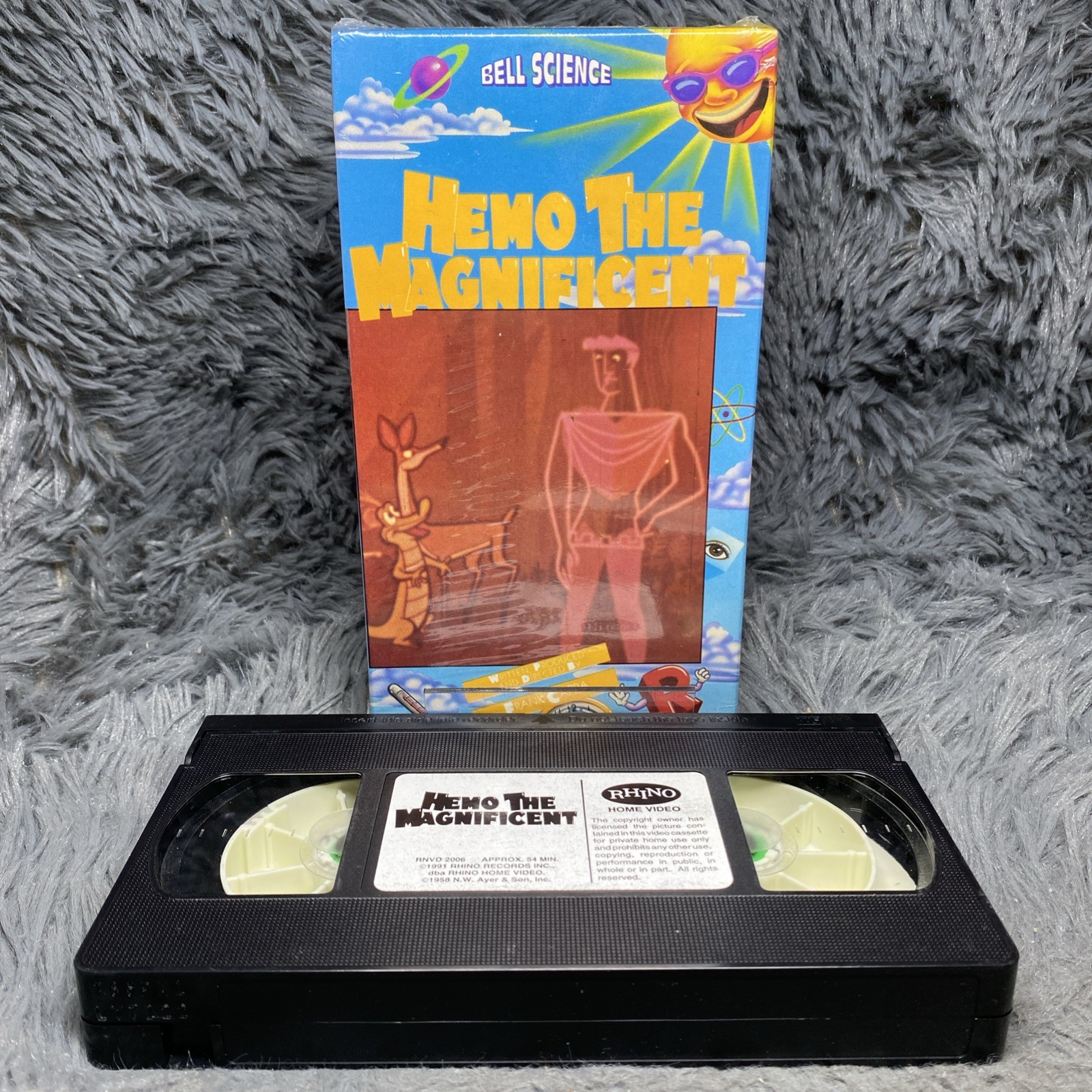 Bell Science: Hemo The Magnificent VHS Tape 1991 Science Education Frank Capra
