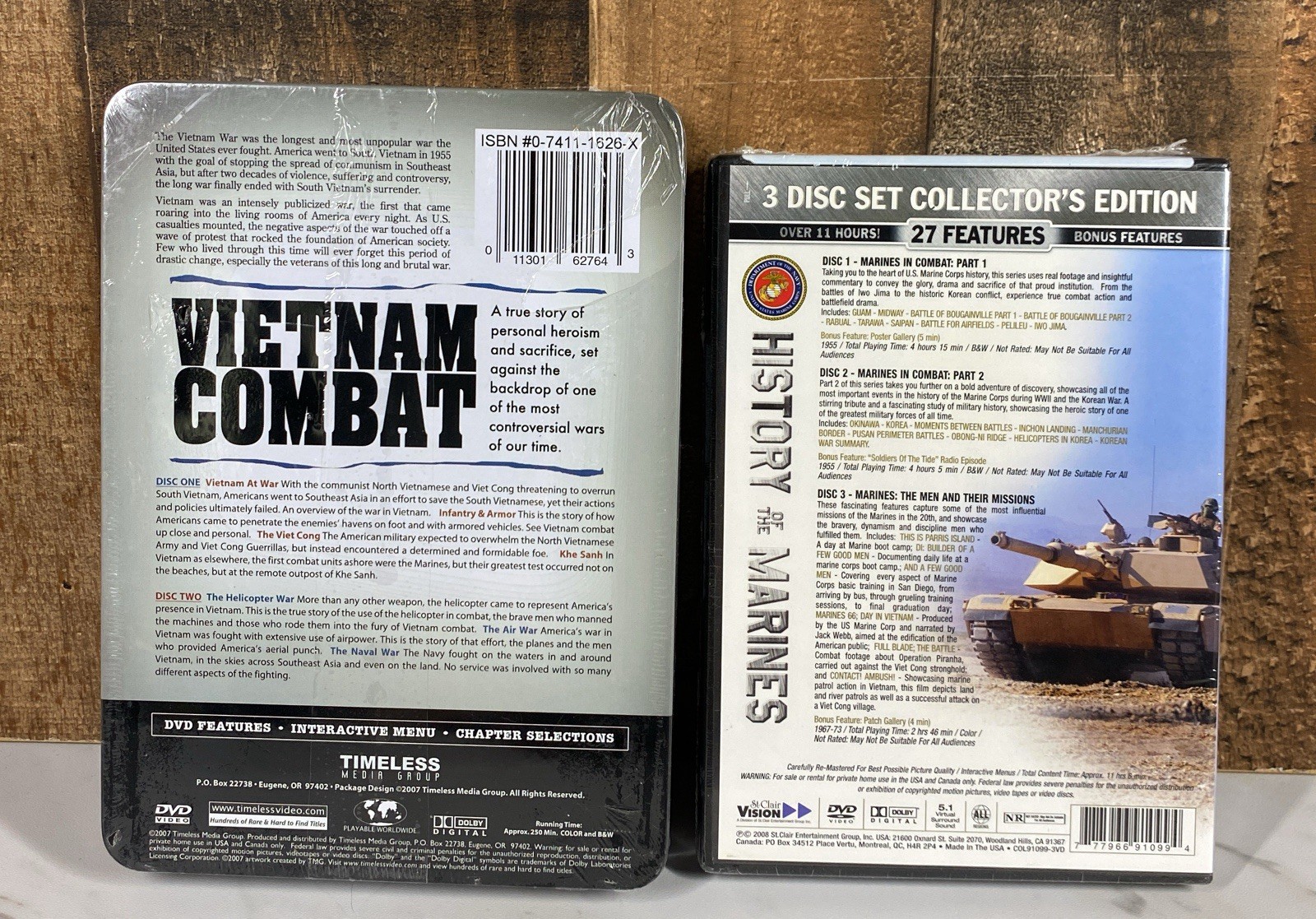 Lot Of 6 Documentary DVDs War WWII Vietnam Military Marines Aviation Navy NEW