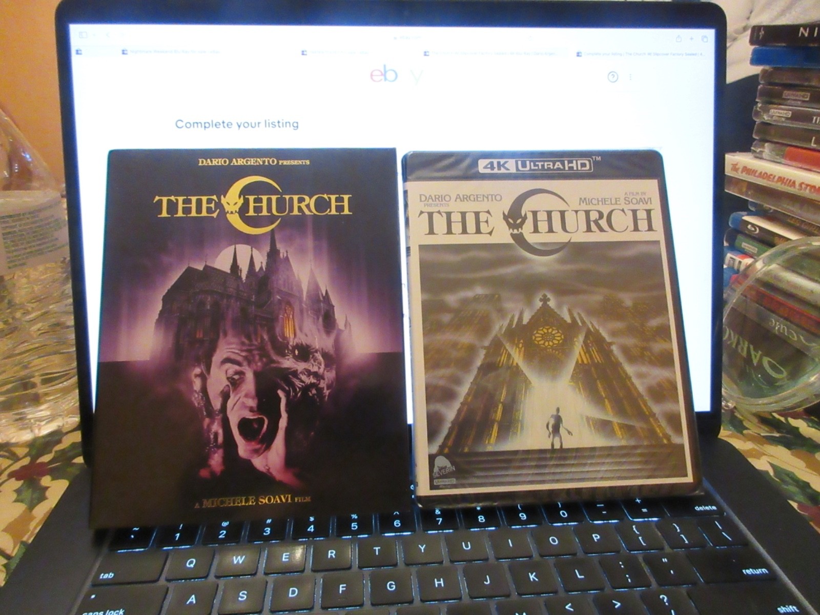 The Church W/ Slipcover Factory Sealed 4K Blu-Ray Dario Argento Severin 2024