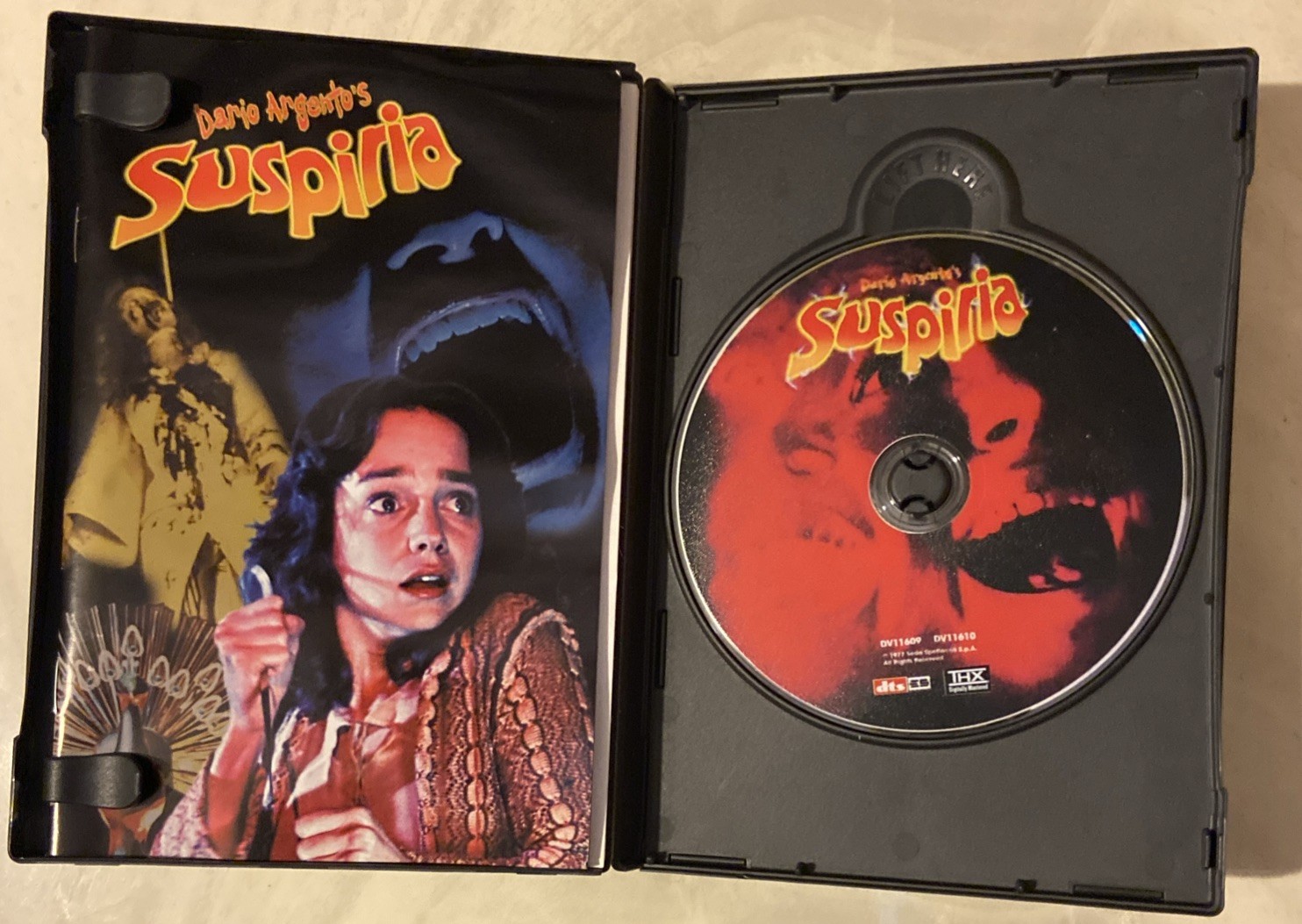 Suspiria (DVD, 2001, 3-Disc Set, Limited Edition Contains Original Soundtrack CD
