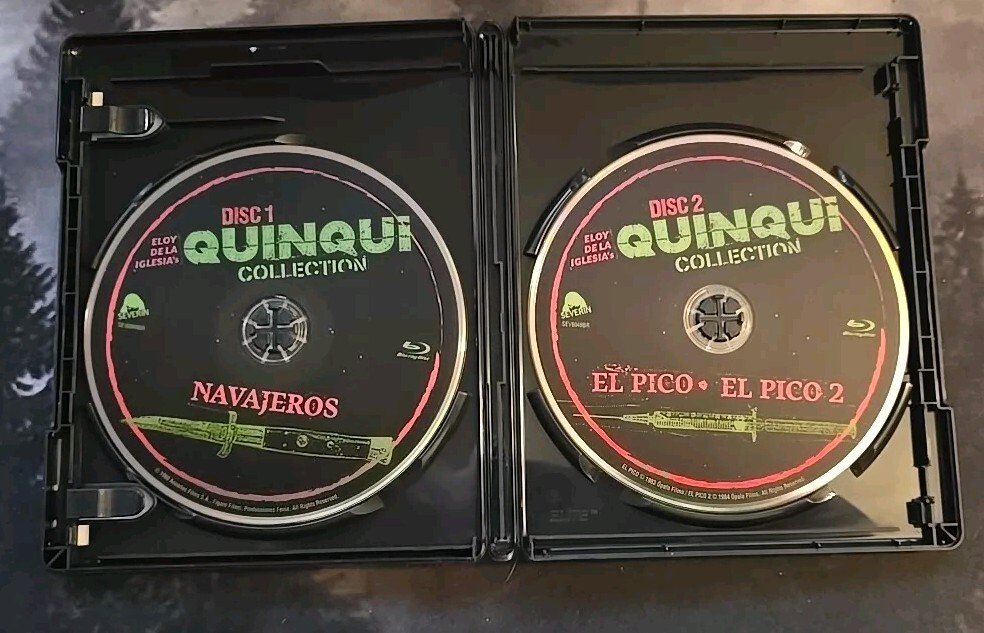 BLU-RAY ELOY DE LA IGLESIA’S QUINQUI COLLECTION LIKE NEW BLU-RAY DISC