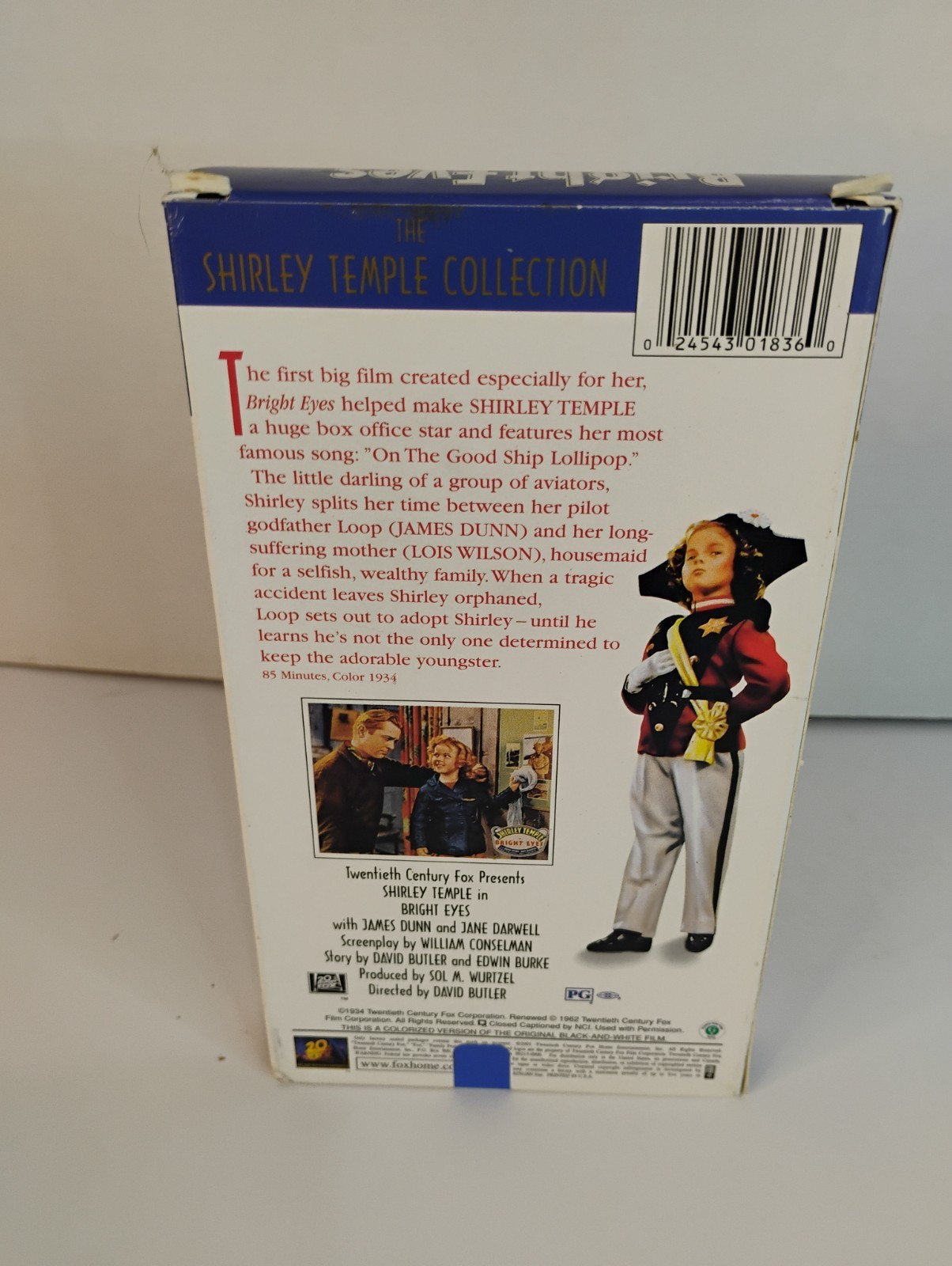 Shirley Temple Family Feature (VHS) Bright Eyes