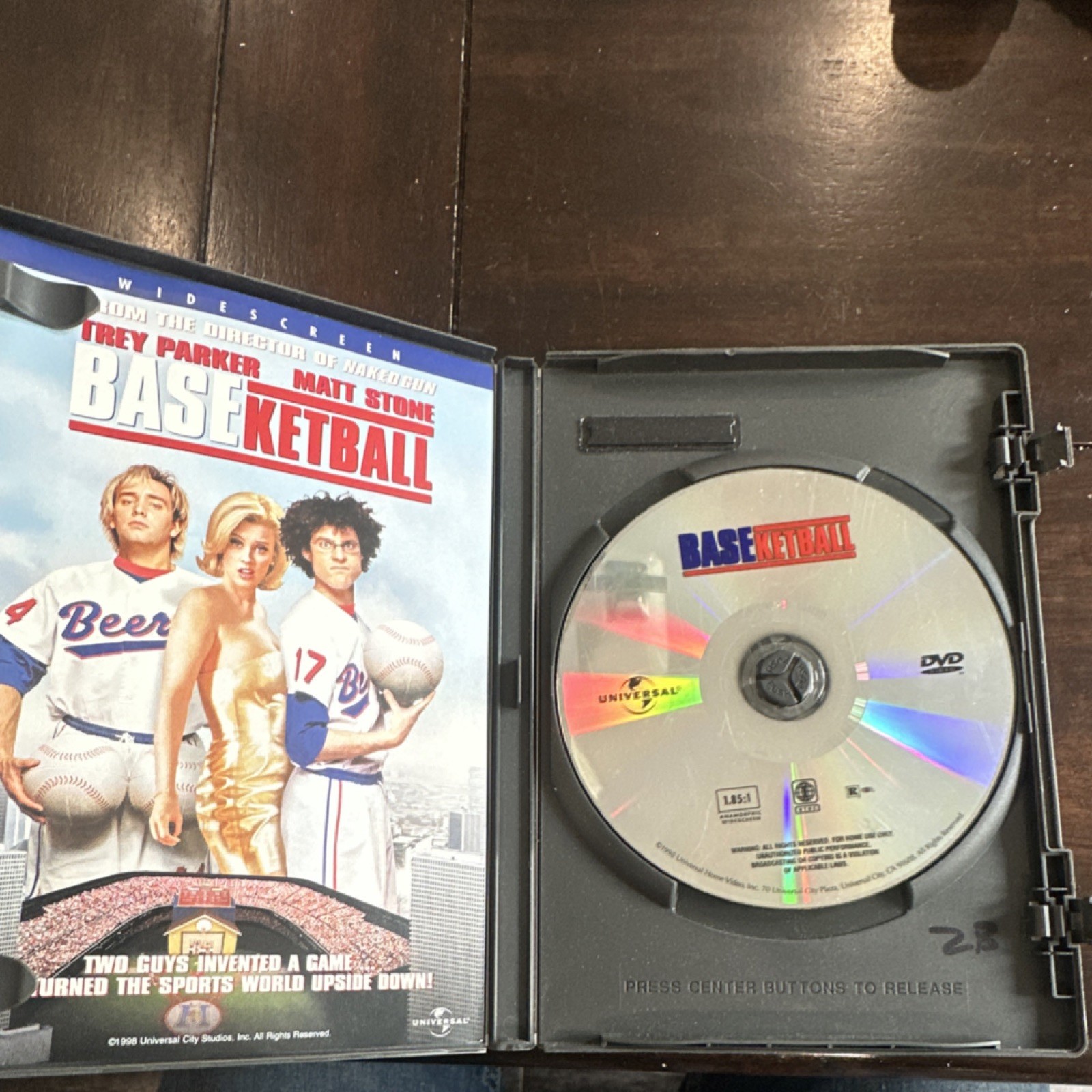 Baseketball DVD 1998 Widescreen Edition Trey Parker Matt Stone Comedy