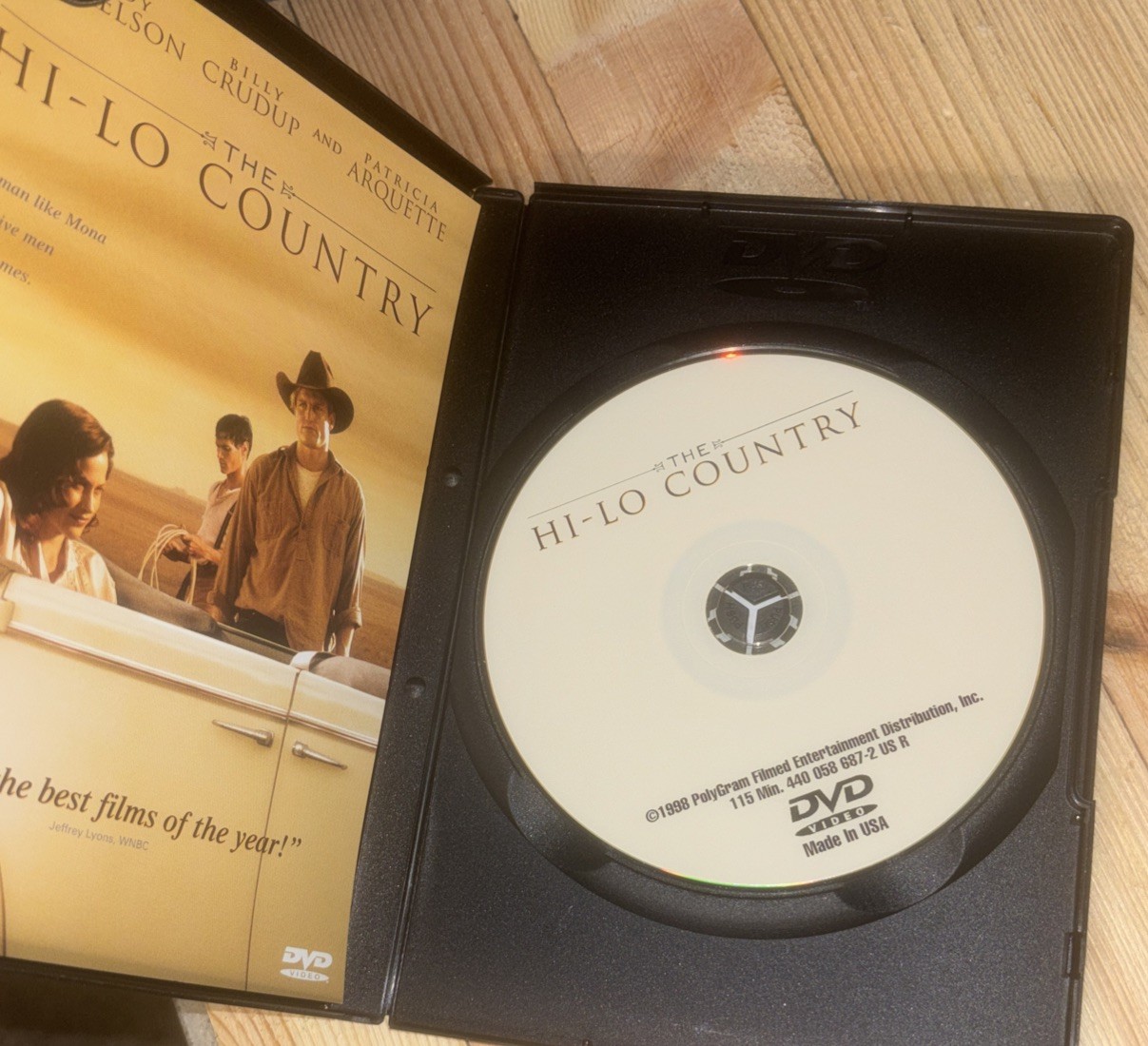 The HI-LO Country DVD Woody Harrelson Billy Crudup Sam Elliott OOP ~ Clean Disc